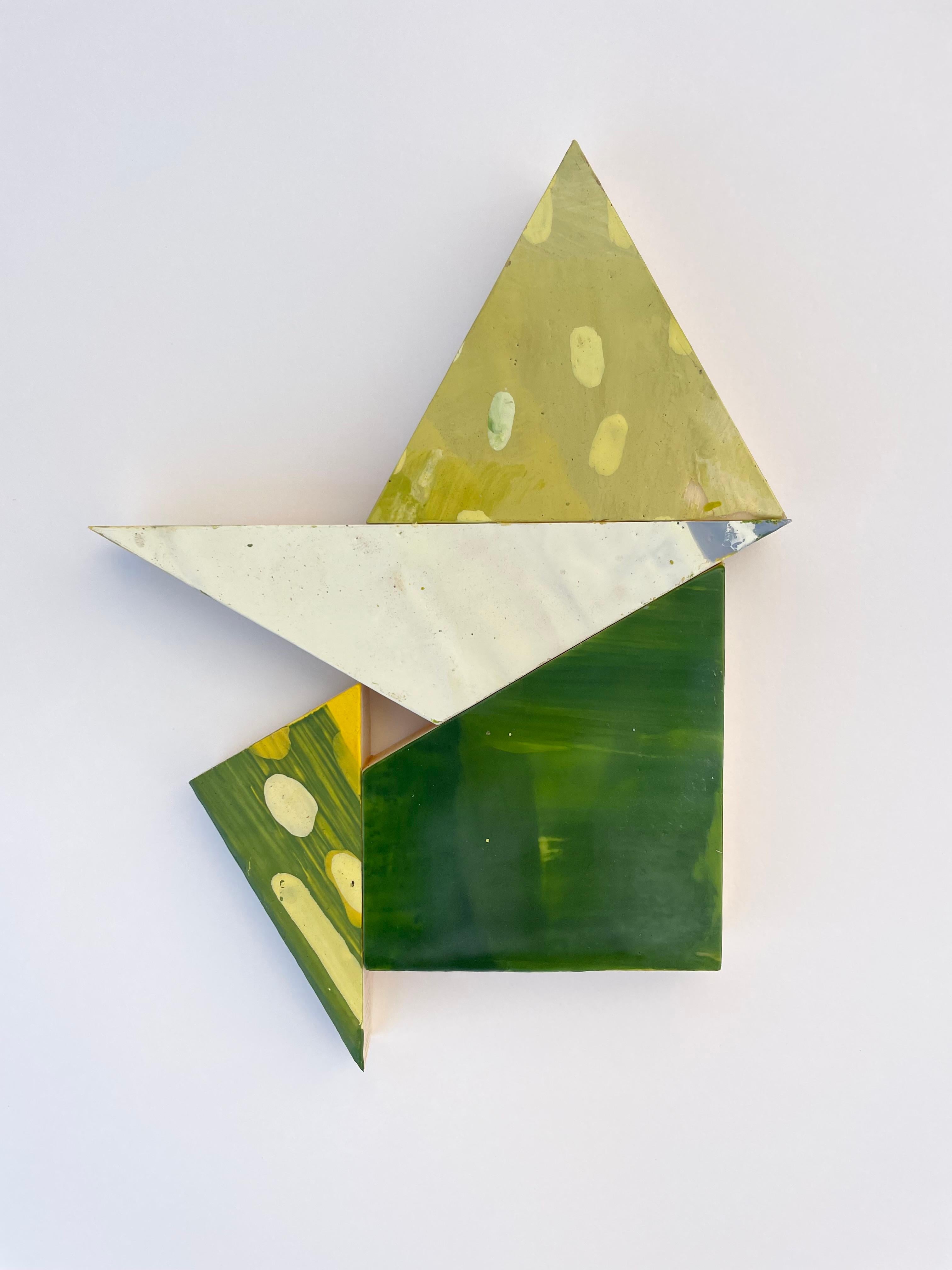 Confluence 3 (green, yellow, abstract, landscape, geometric)