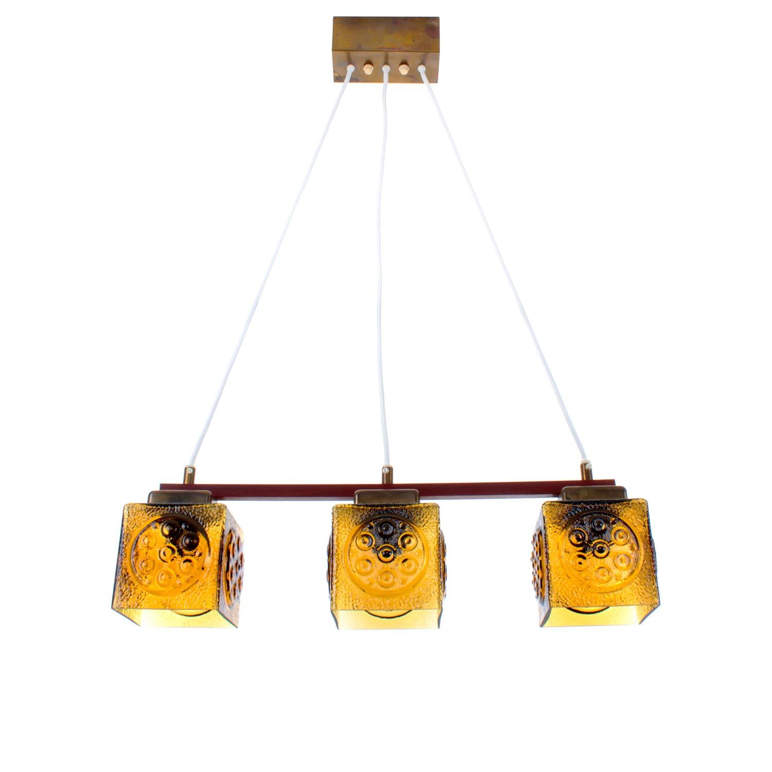 amber light fixture