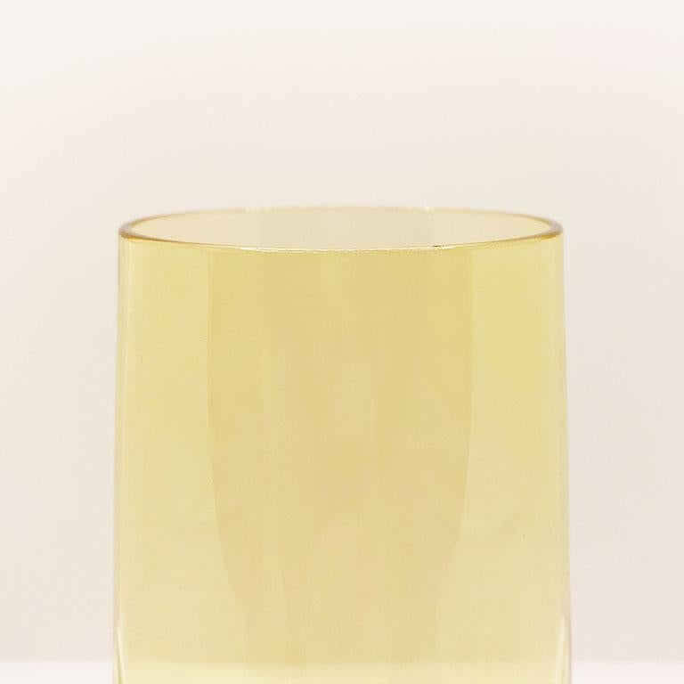 Mid-Century Modern Amber Glass Mid Century Small Vase