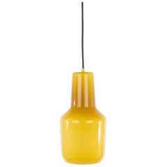 Amber Glass Pendant by Massimo Vignelli for Venini, 1950s
