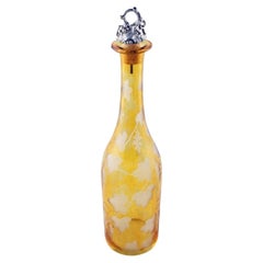 Amber Glass Wine Decanter, 19th Century