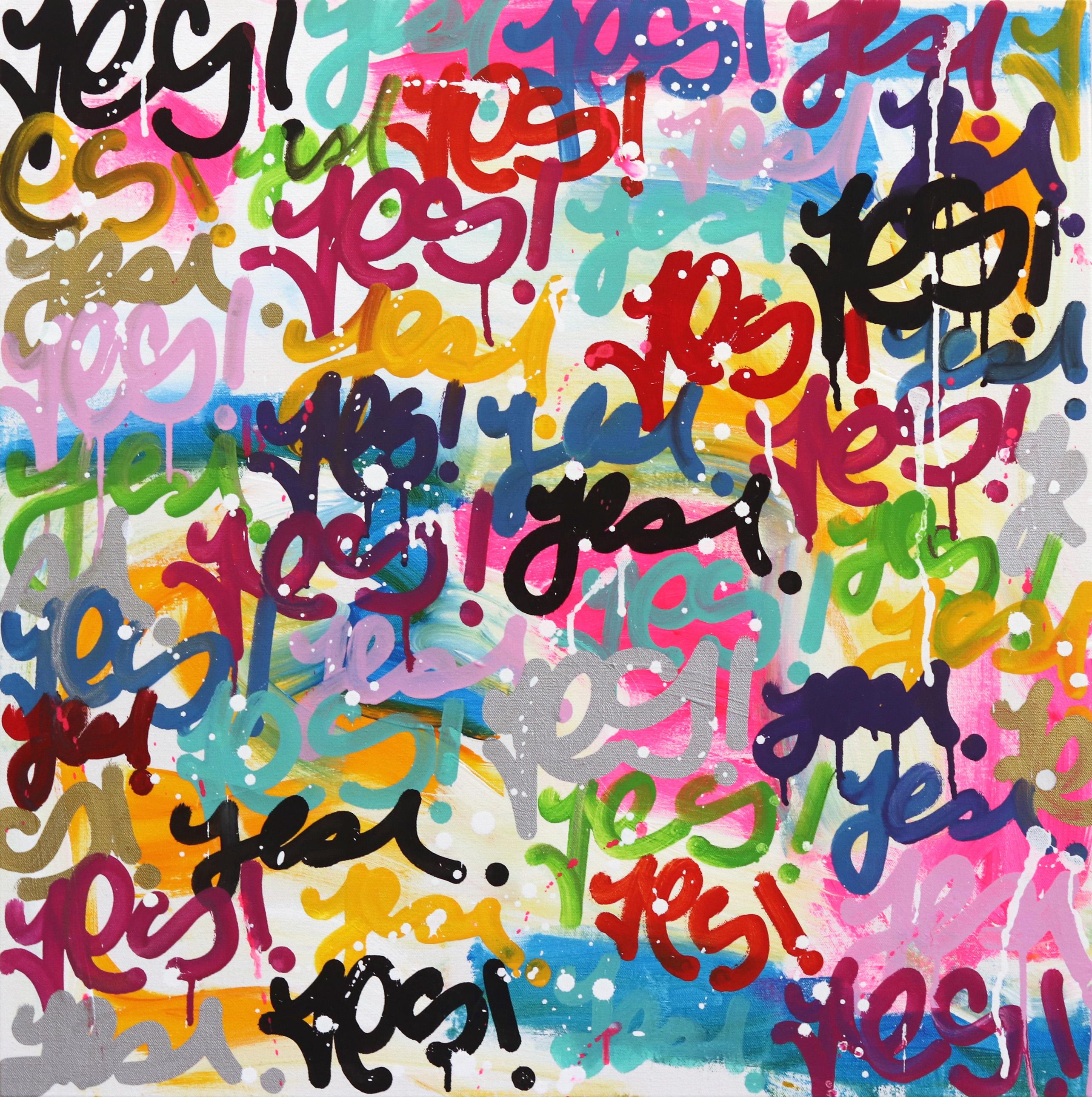 Bold Yes! - Mixed Media Art by Amber Goldhammer