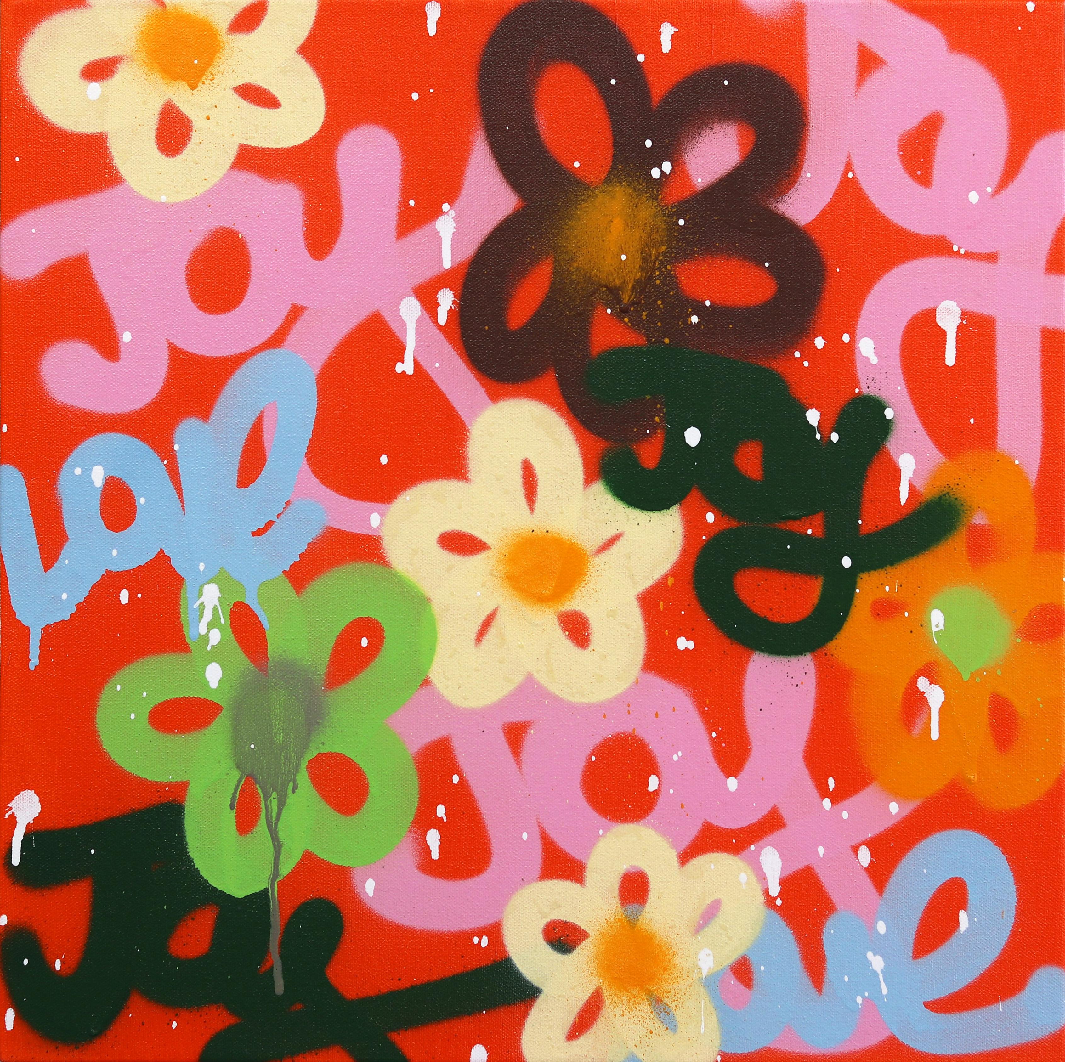 Gioia dei fiori - Mixed Media Art di Amber Goldhammer