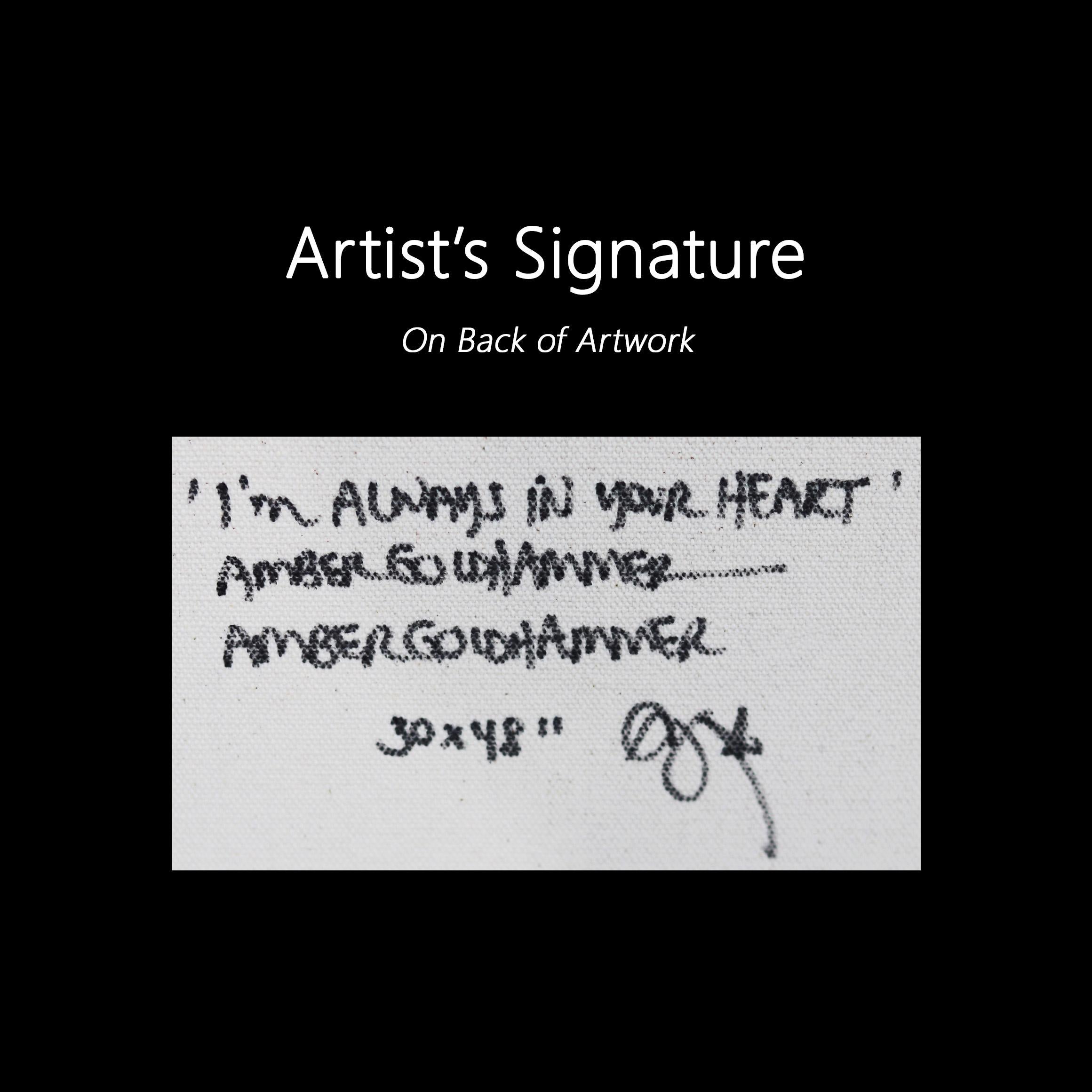 I'm Always In Your Heart - Large Vibrant Colorful Graffiti Painting Original Art For Sale 4