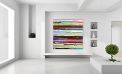 Life - Large Oversized Bold Colorful Abstract Expressive Modern Original Artwork