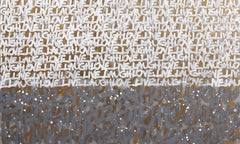 Live, Laugh, Love - Gold Layered Writing Large Inspiring Original Artwork