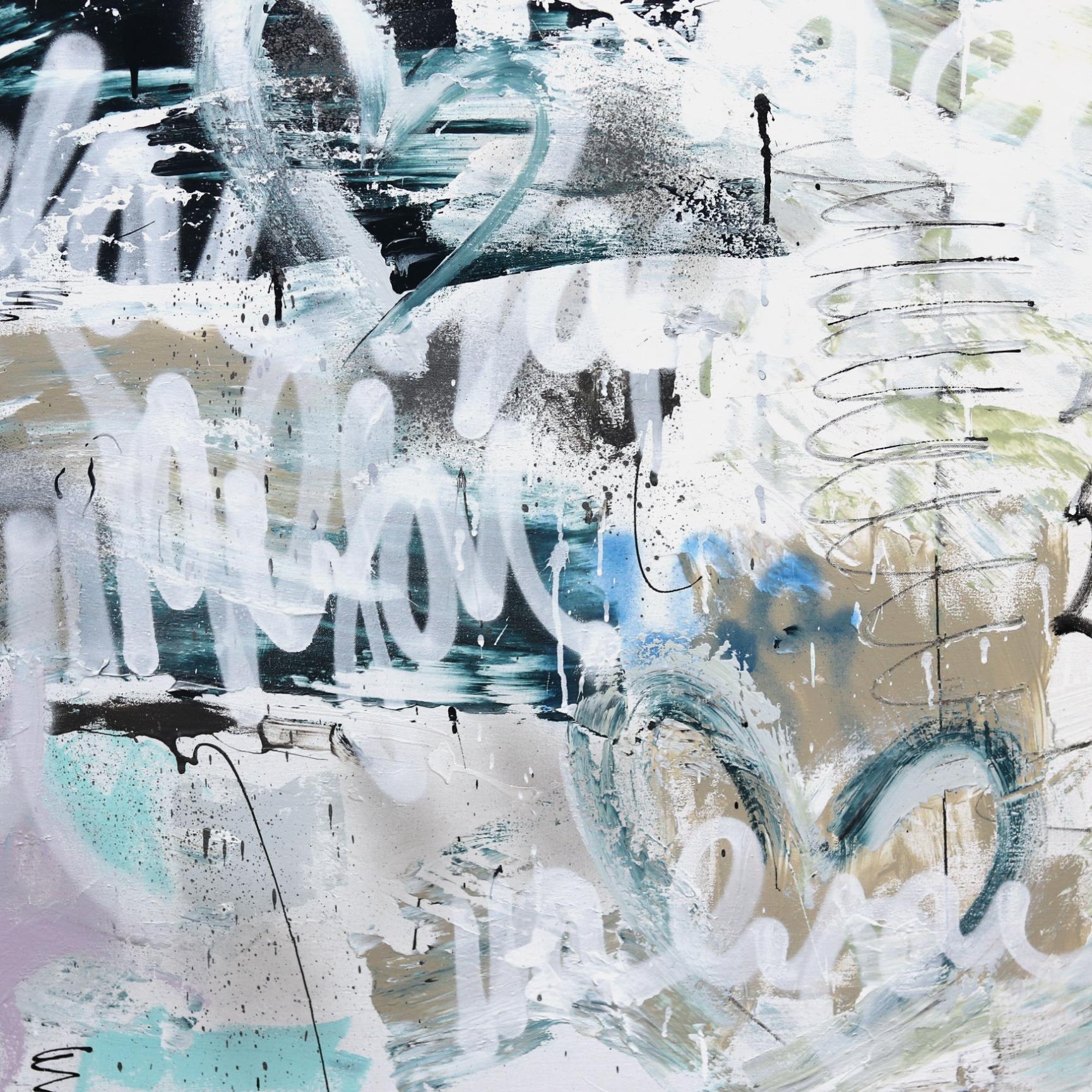L'artiste de Los Angeles Amber Goldhammer peint des compositions abstraites spectaculaires à l'acrylique sur toile, avec des coups de pinceau énergiques. Goldhammer utilise ses peintures contemporaines pour exprimer des émotions proches de la poésie