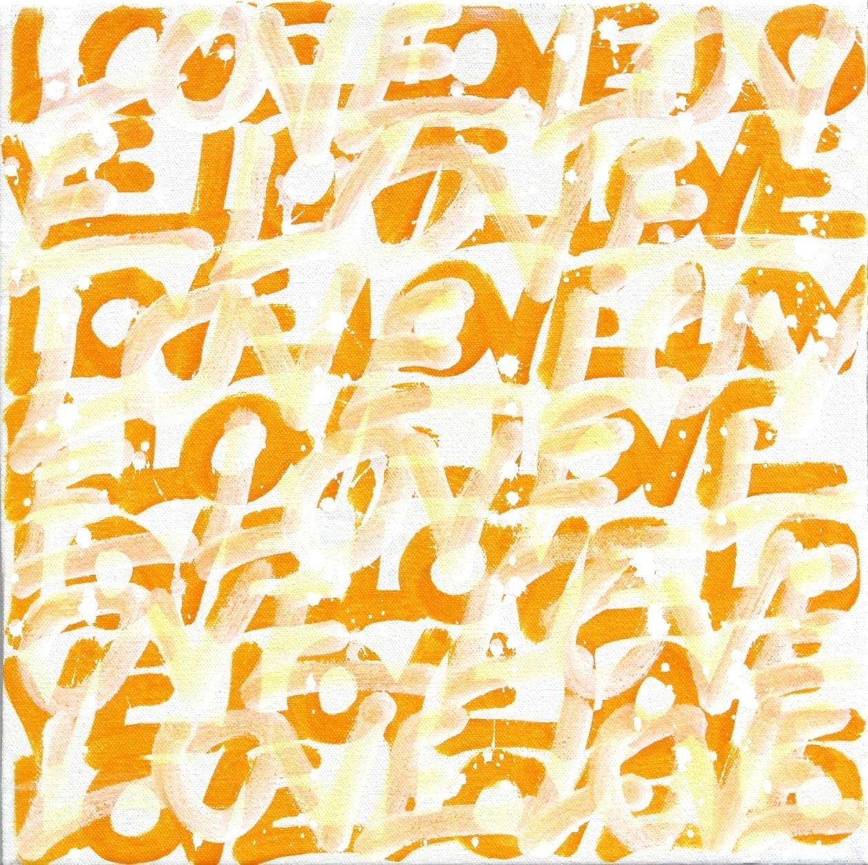 Amber Goldhammer Abstract Painting - Love Pop