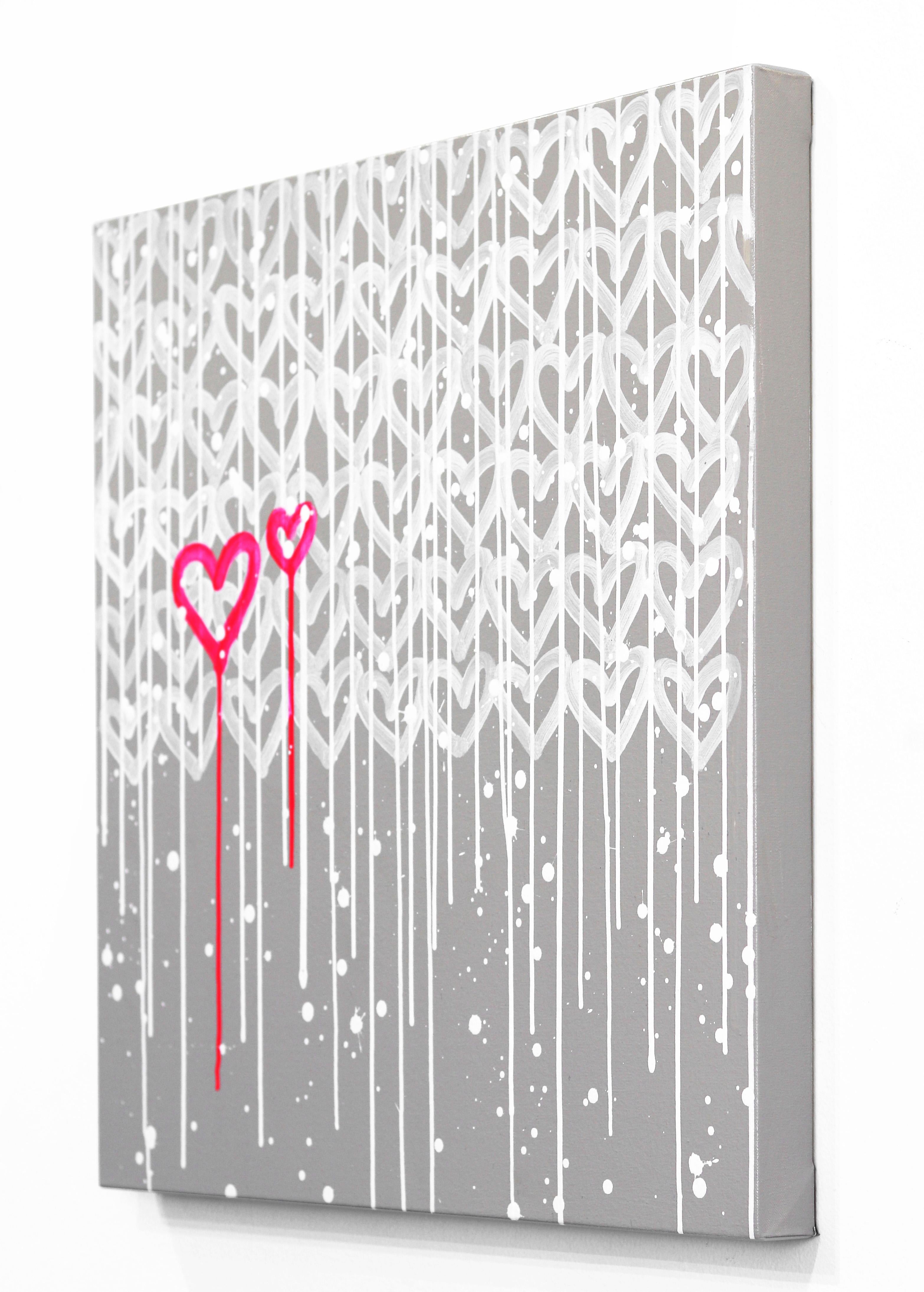 My Love Poem For You - Original Graffiti Painting on Canvas For Sale 1