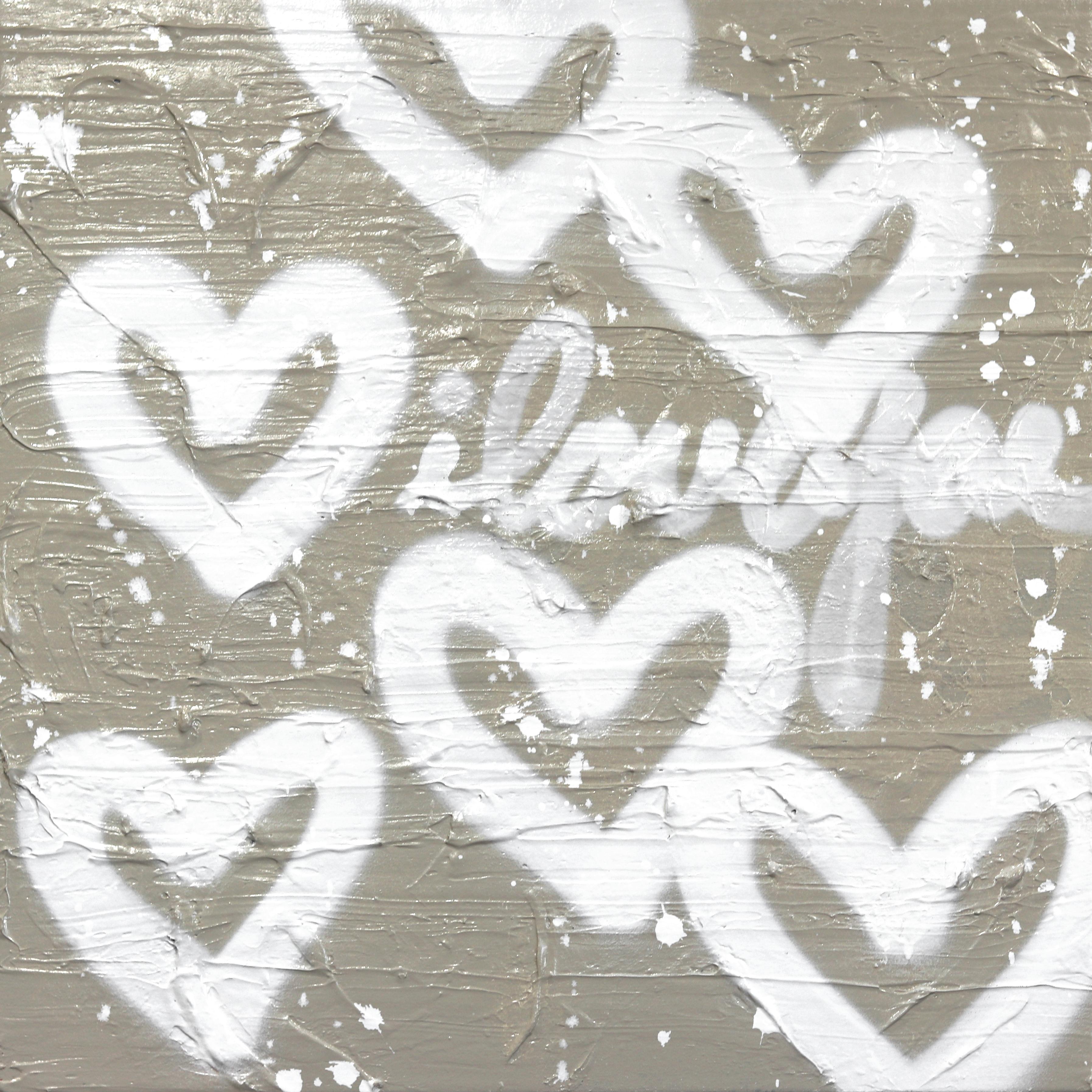 Peace Seeker - Original Love Graffiti Painting on Canvas