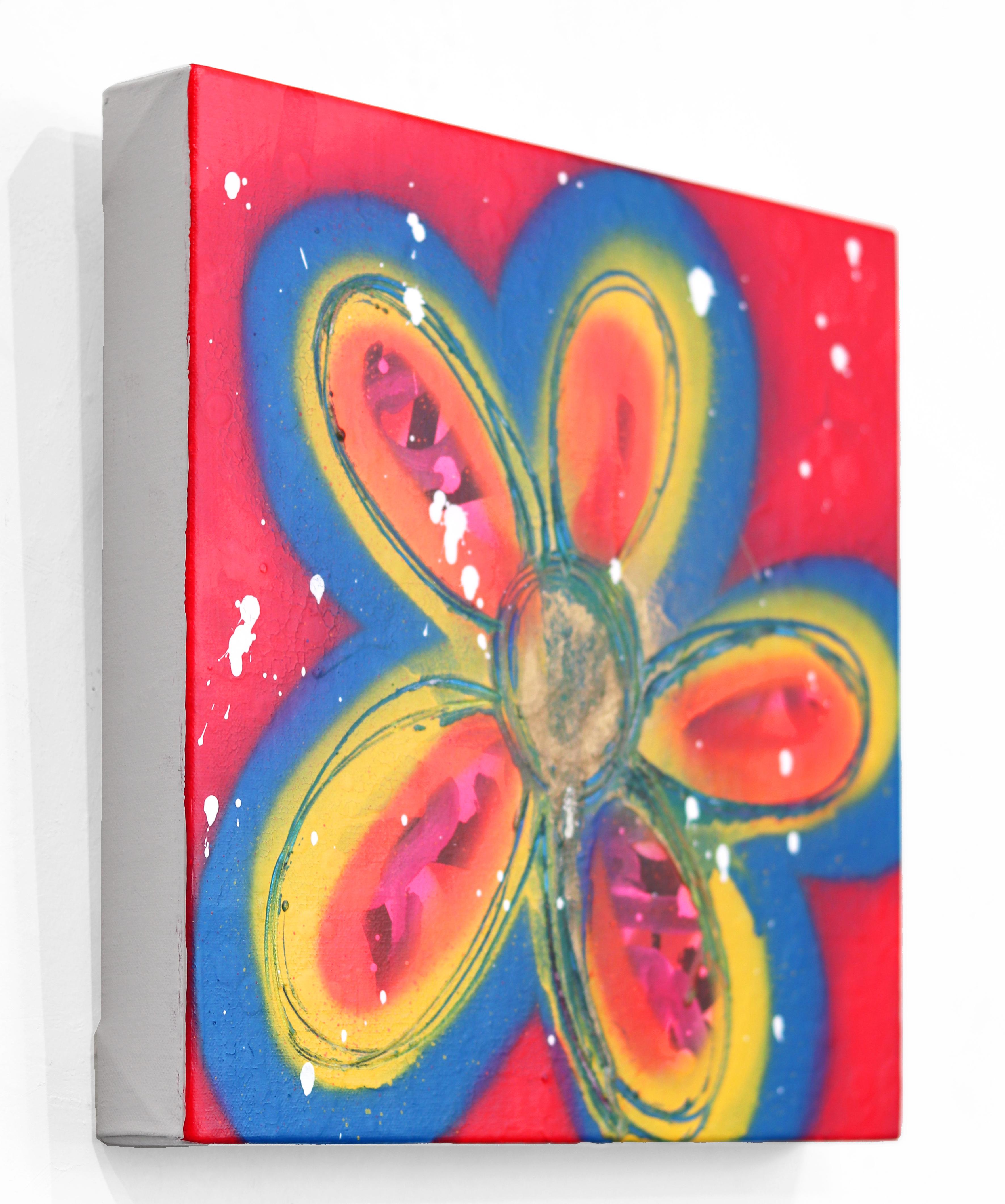 Show Your Radiance - Original Colorful Urban Love Pop Street Art Painting For Sale 2