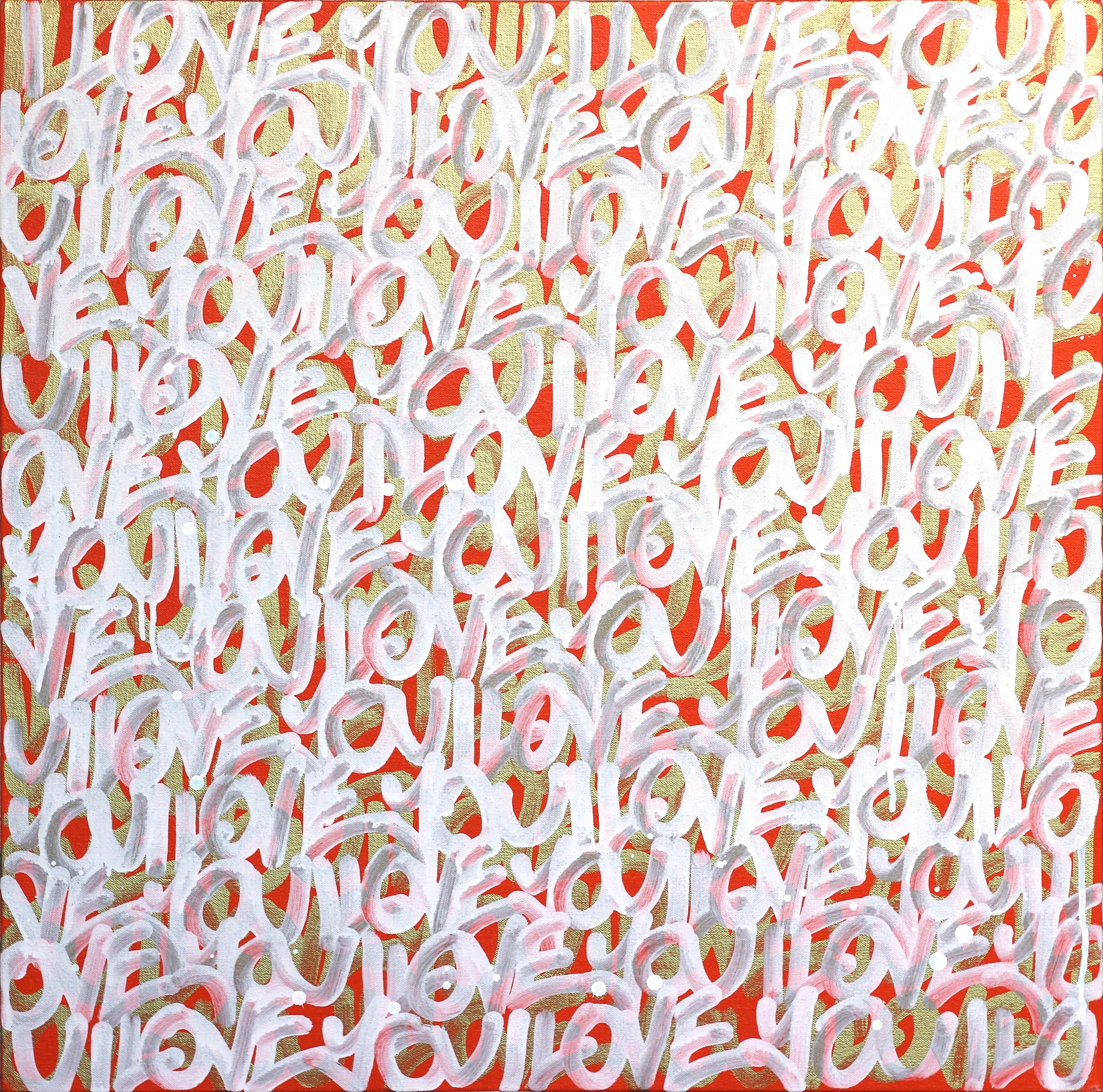 Amber Goldhammer Abstract Painting - Sunkiss Glow