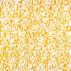 Sonnenschein auf deinem Gesicht – Abstrakte, von Graffiti inspirierte „Love You“-Kunst aus verschiedenen Materialien