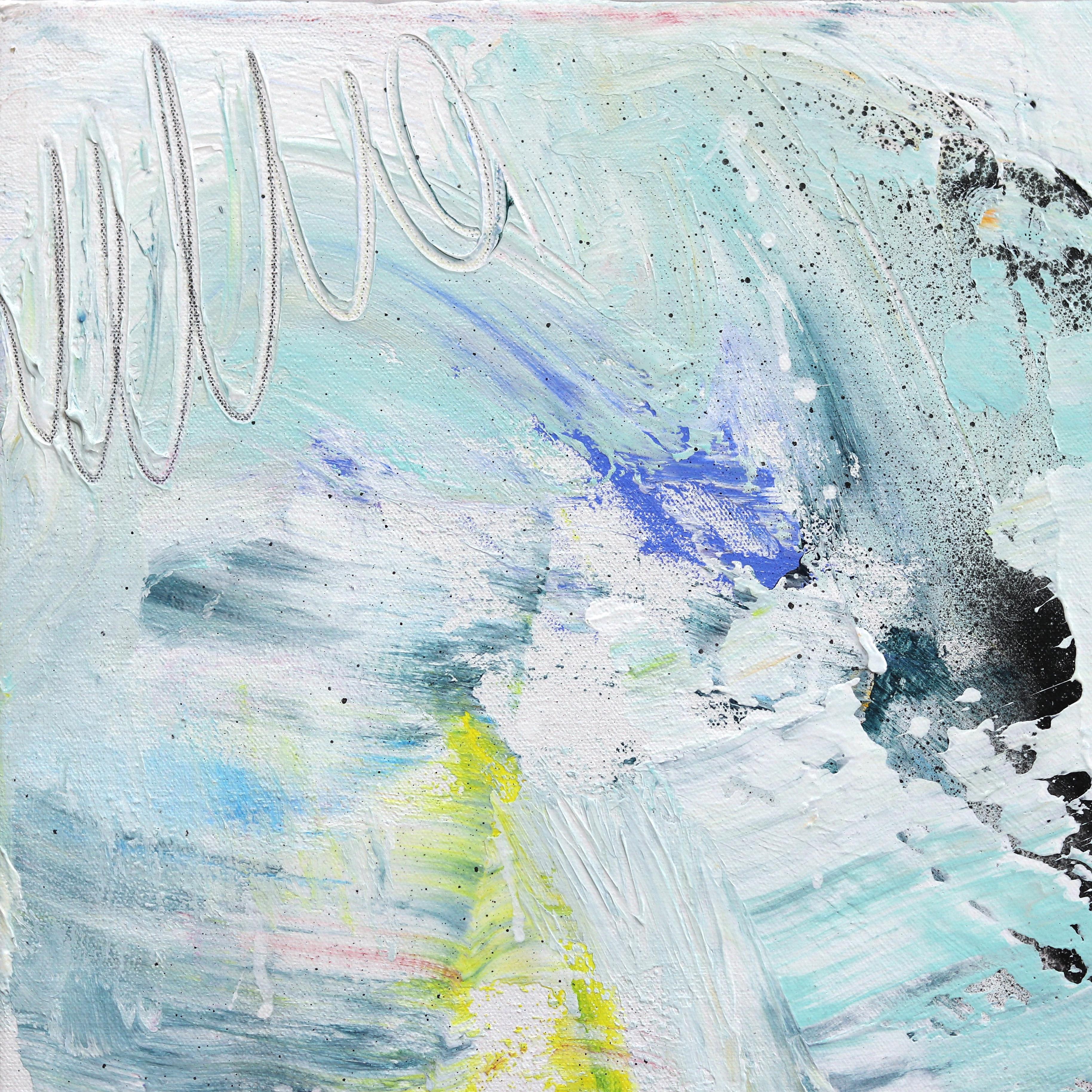 Los Angeles artist Amber Goldhammer paints dramatic abstract compositions in acrylic on canvas featuring energetic brushstrokes. Goldhammer uses her contemporary paintings to express emotions akin to silent poetry while drawing inspiration for her