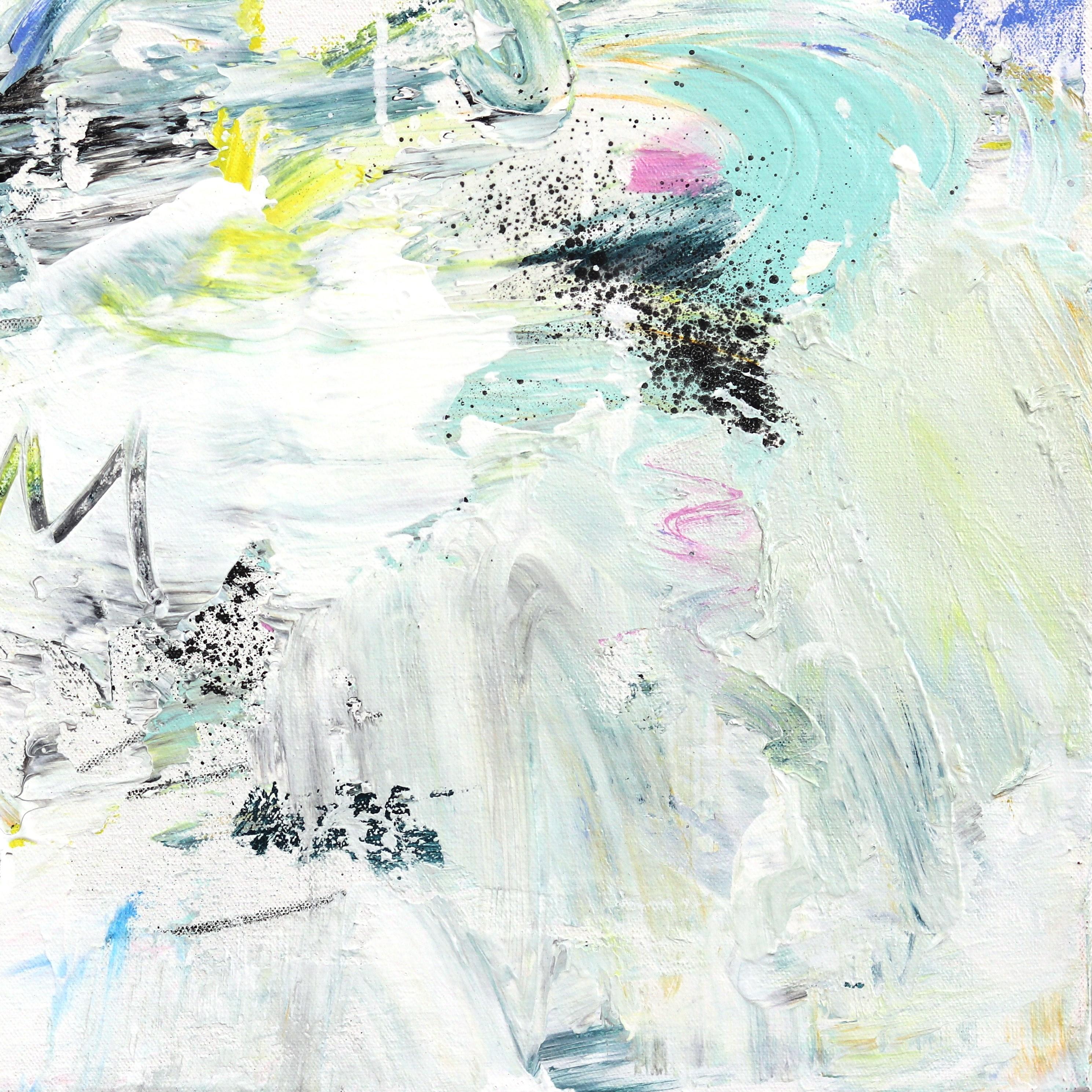 This Way or That - Abstract Textured Colorful Painting For Sale 5