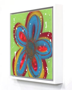 Time to Blossom - Original Colorful Urban Love Pop Street Art Graffiti Painting