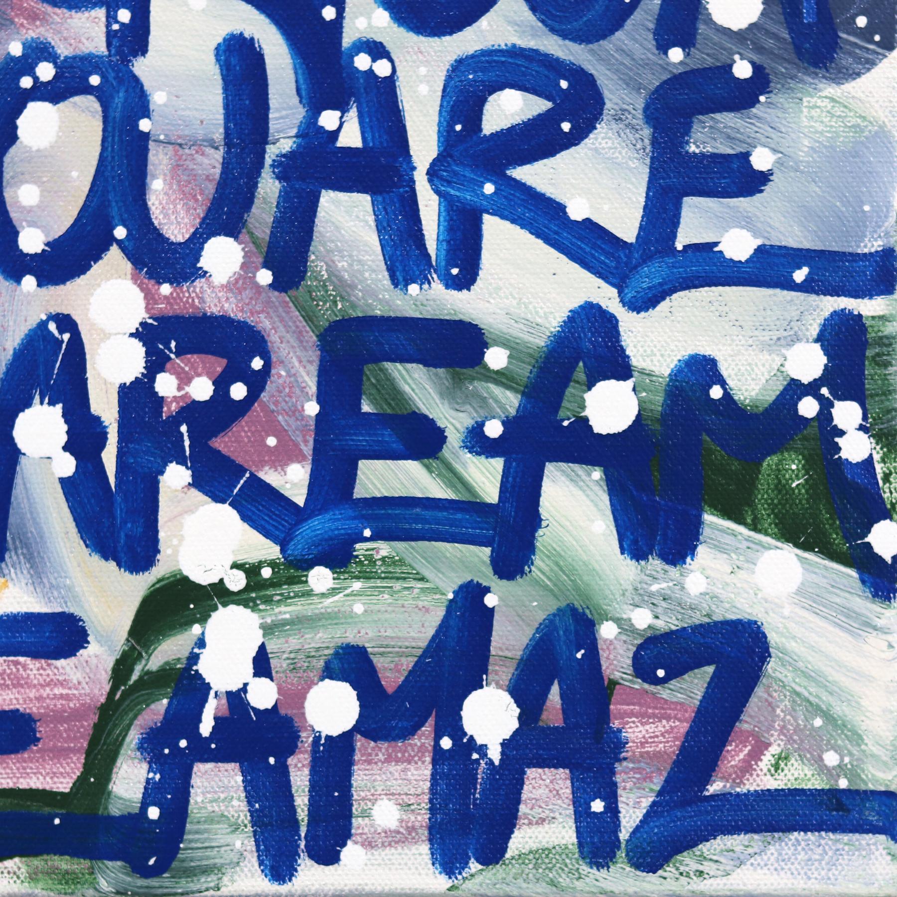 Amazing - Original Blue Abstract Street Art Painting (peinture de rue abstraite bleue) en vente 5