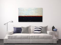 At the Ridge - Large Original Abstract Landscape Painting