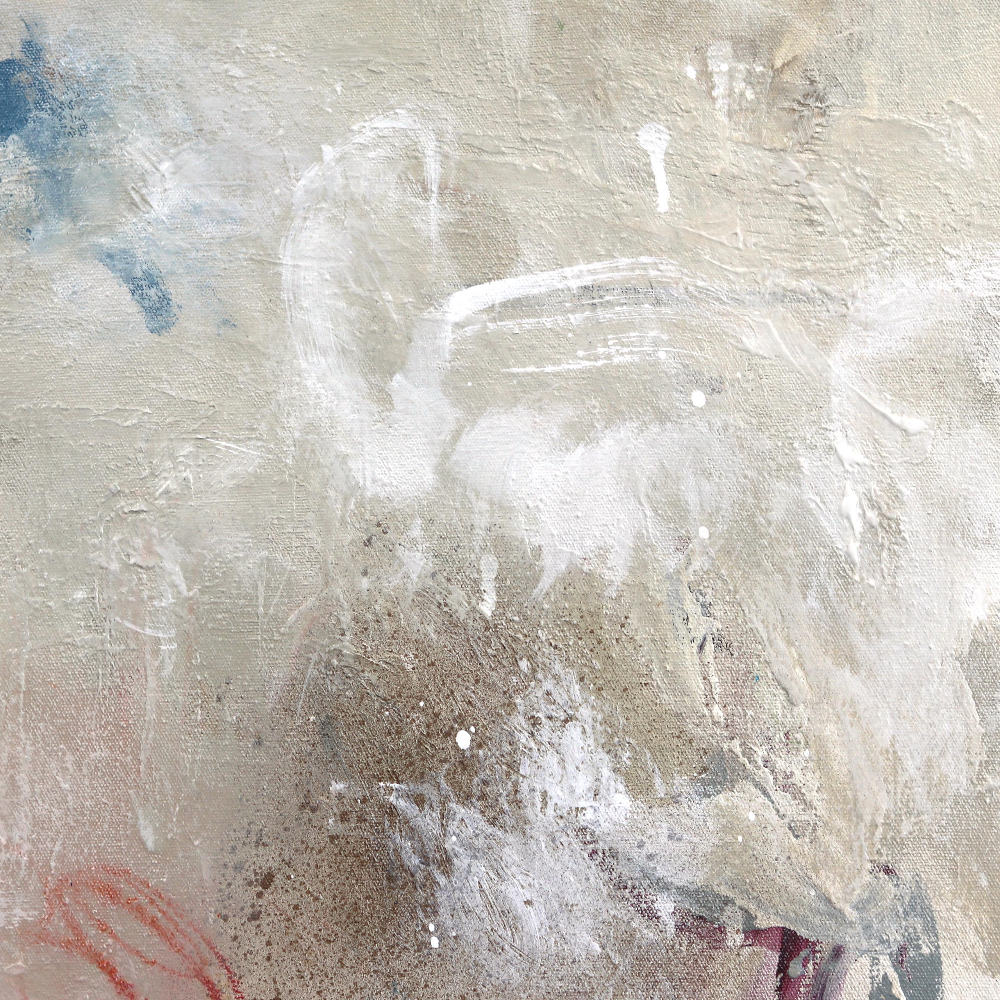 Fai la torsione  - Pittura astratta originale su tela con texture gestuale morbida in vendita 3