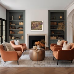 Les colombes volant pour la paix - Graffiti abstrait texturé et stratifié Peinture mixte