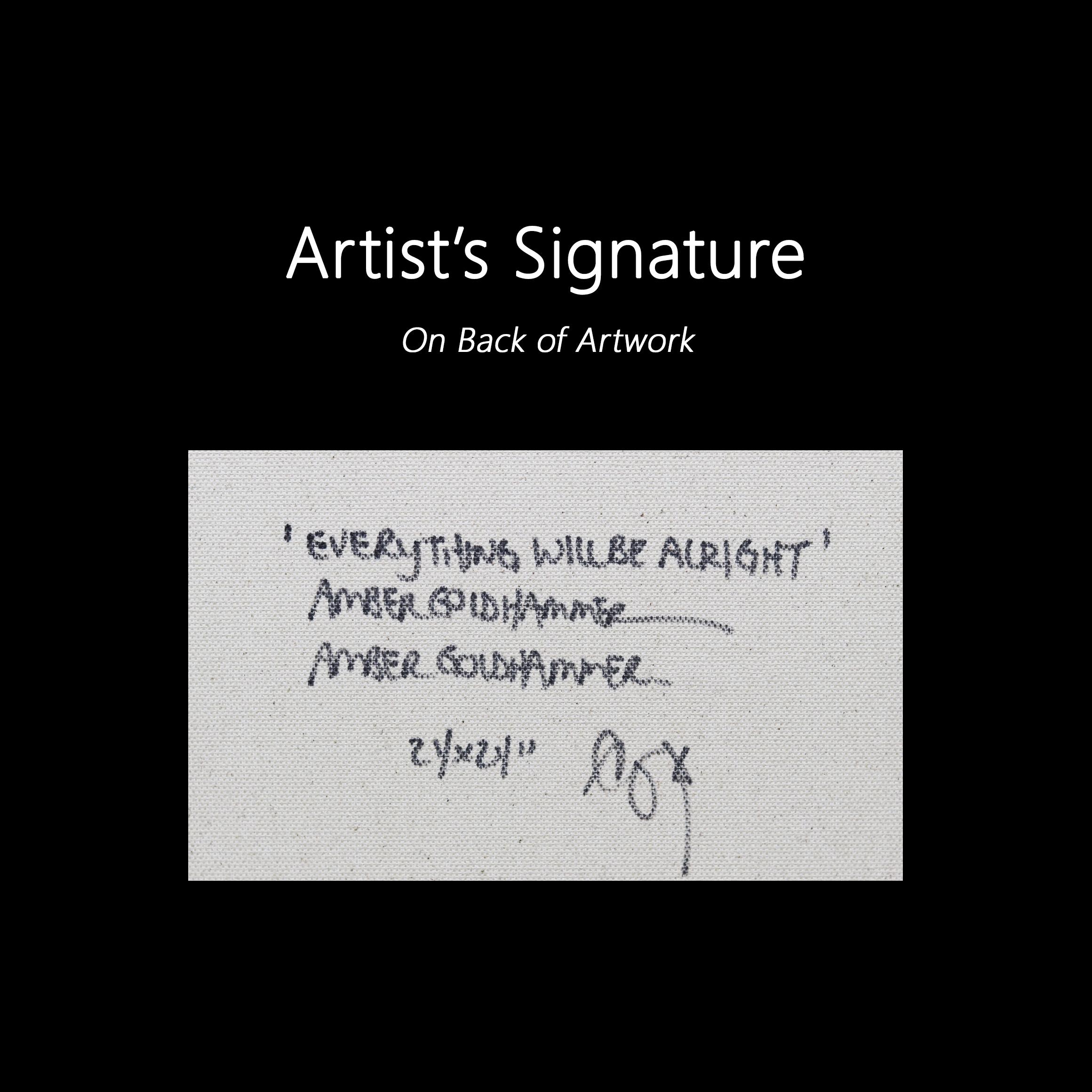 Everything Will Be Alright - Peinture de rue originale 
