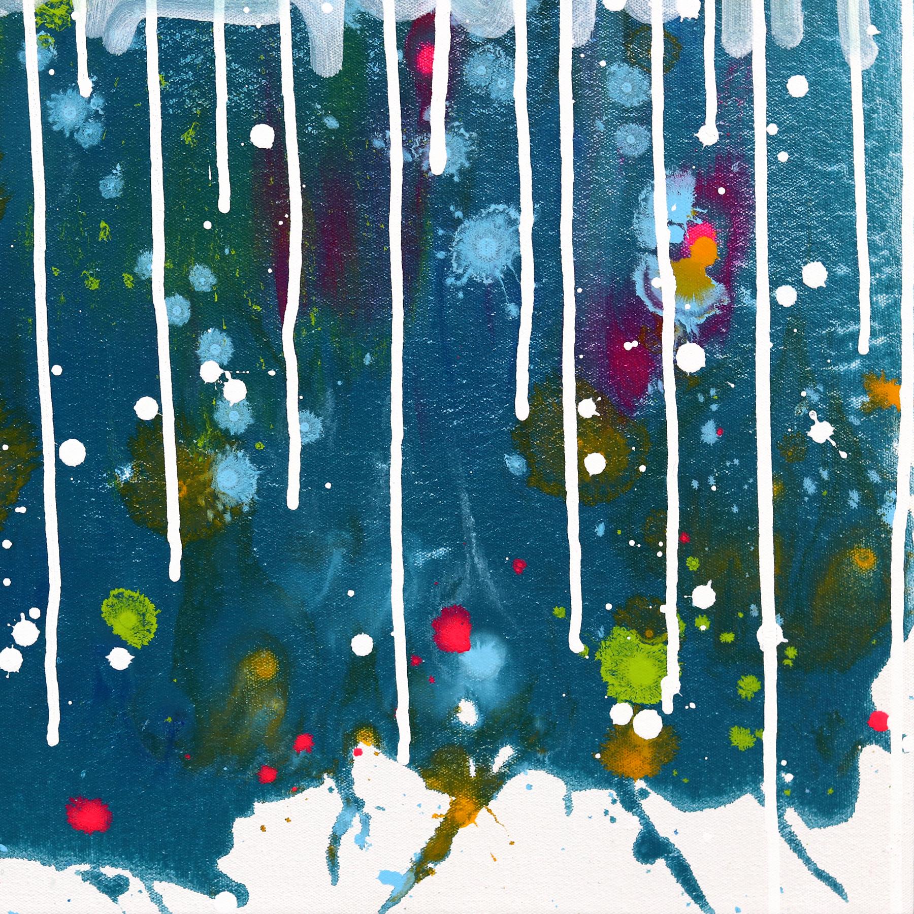 Fata Madrina - Opera d'arte originale ispirata ai graffiti Pop Art con esplosioni di colore 3