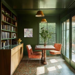 Fall Air Is Filled With Love - Earthy Tone Mixed Media Graffiti Art on Canvas