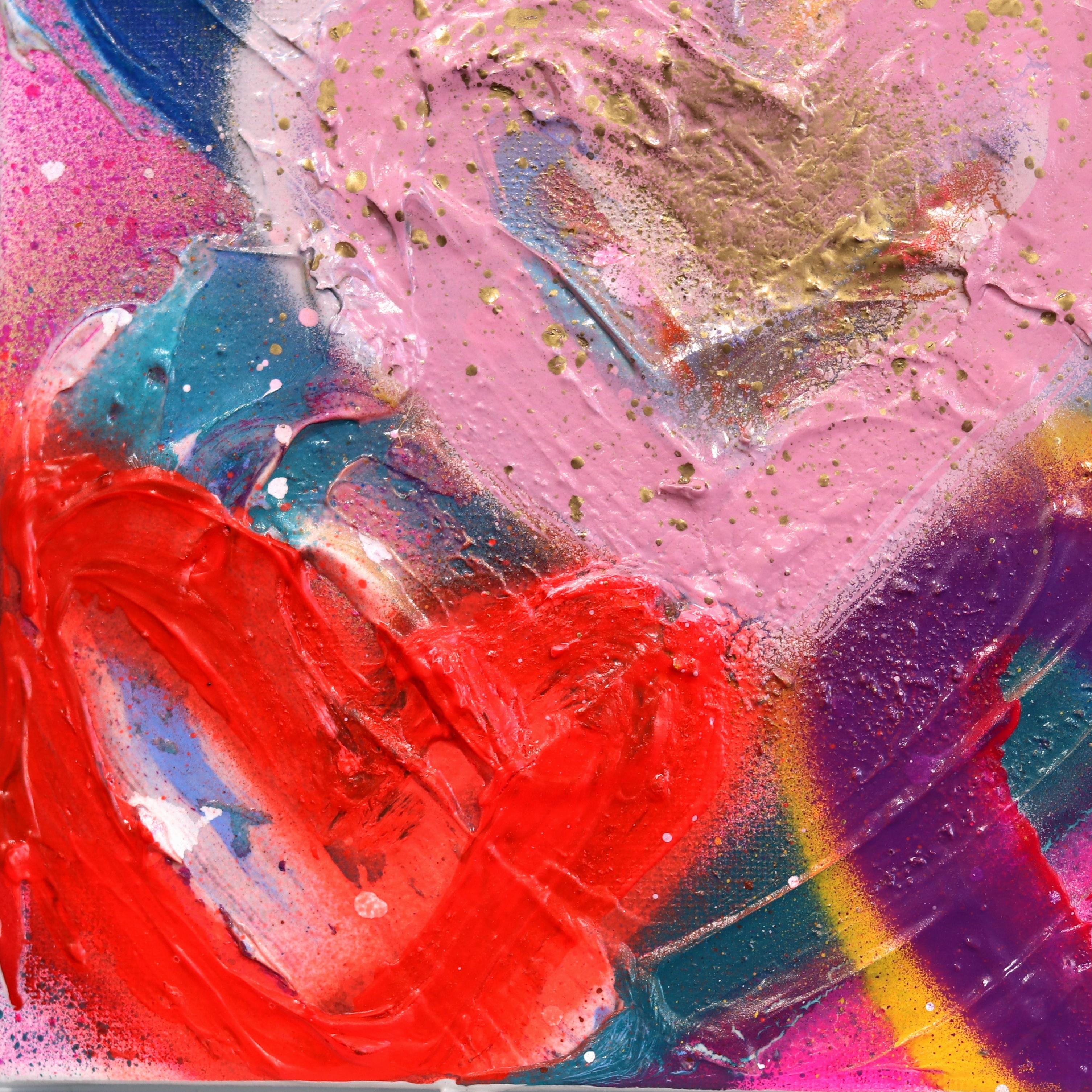 Heart Society - Framed Original Street Art Inspired Painting 5
