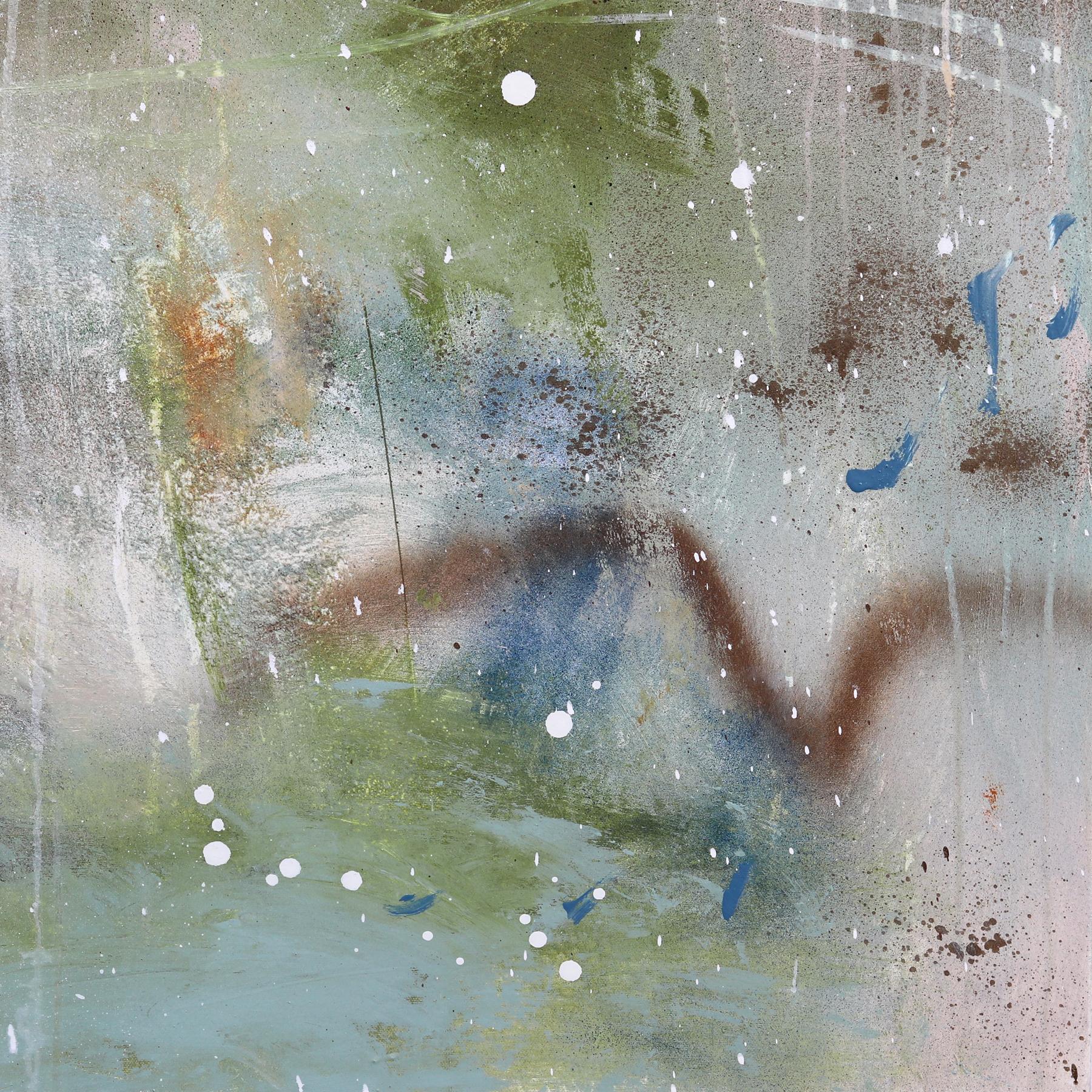Home Away From Home - Obra de Arte Original Paisaje Abstracto Atmosférico Tono Tierra en venta 6