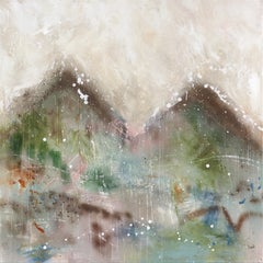 Home Away From Home - Original Atmospheric Earth Tone Abstract Landscape Artwork