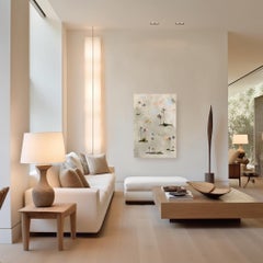 In The Presence of Fragrant Bliss - Abstract Landscape Mixed Media Art on Canvas