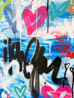 It's a Groove Thang, Acrylic on Canvas, Signed, 24 x 36 Inches