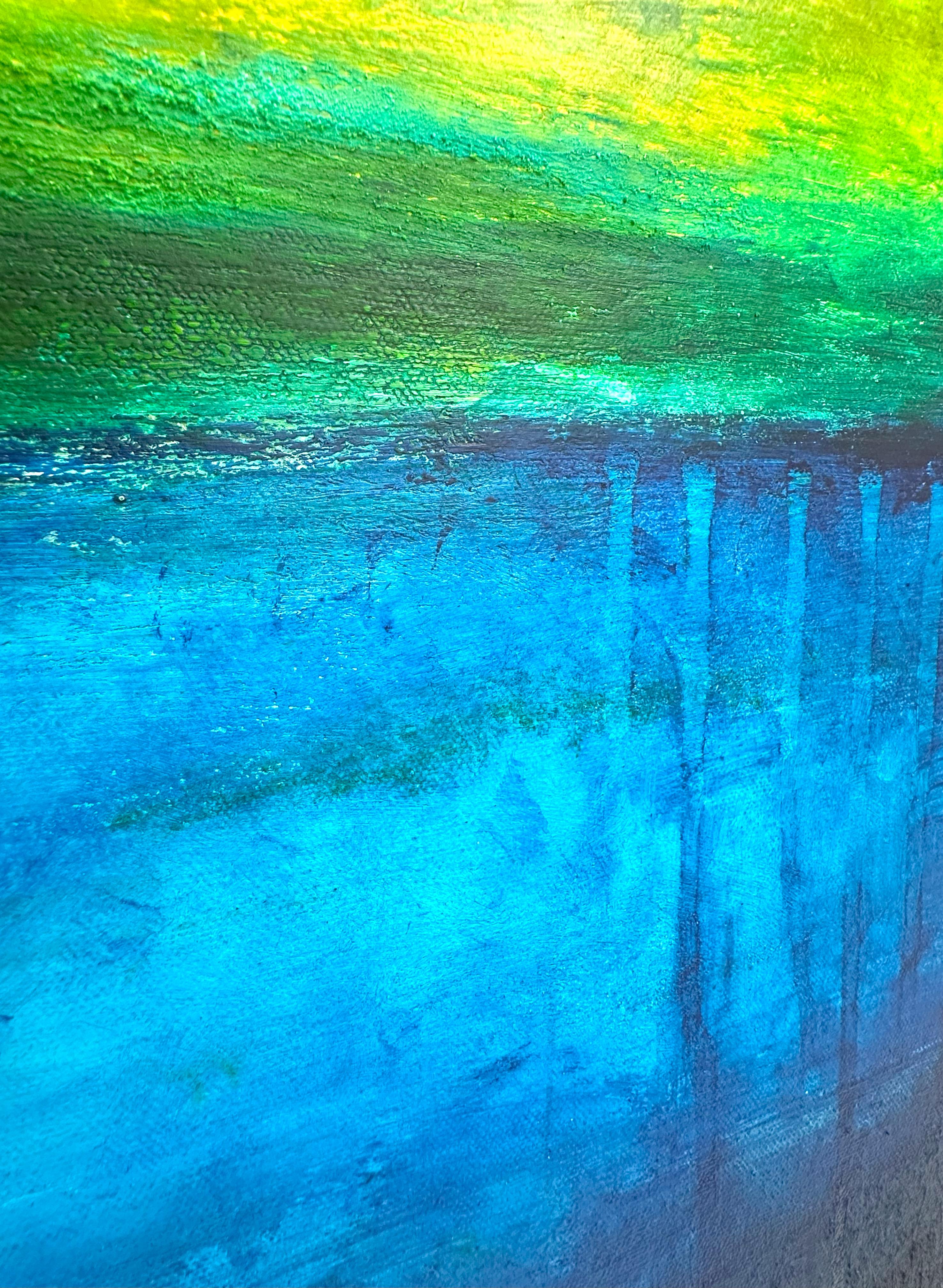 Land Of The Beautiful (Zeitgenössisch), Painting, von Amber Goldhammer
