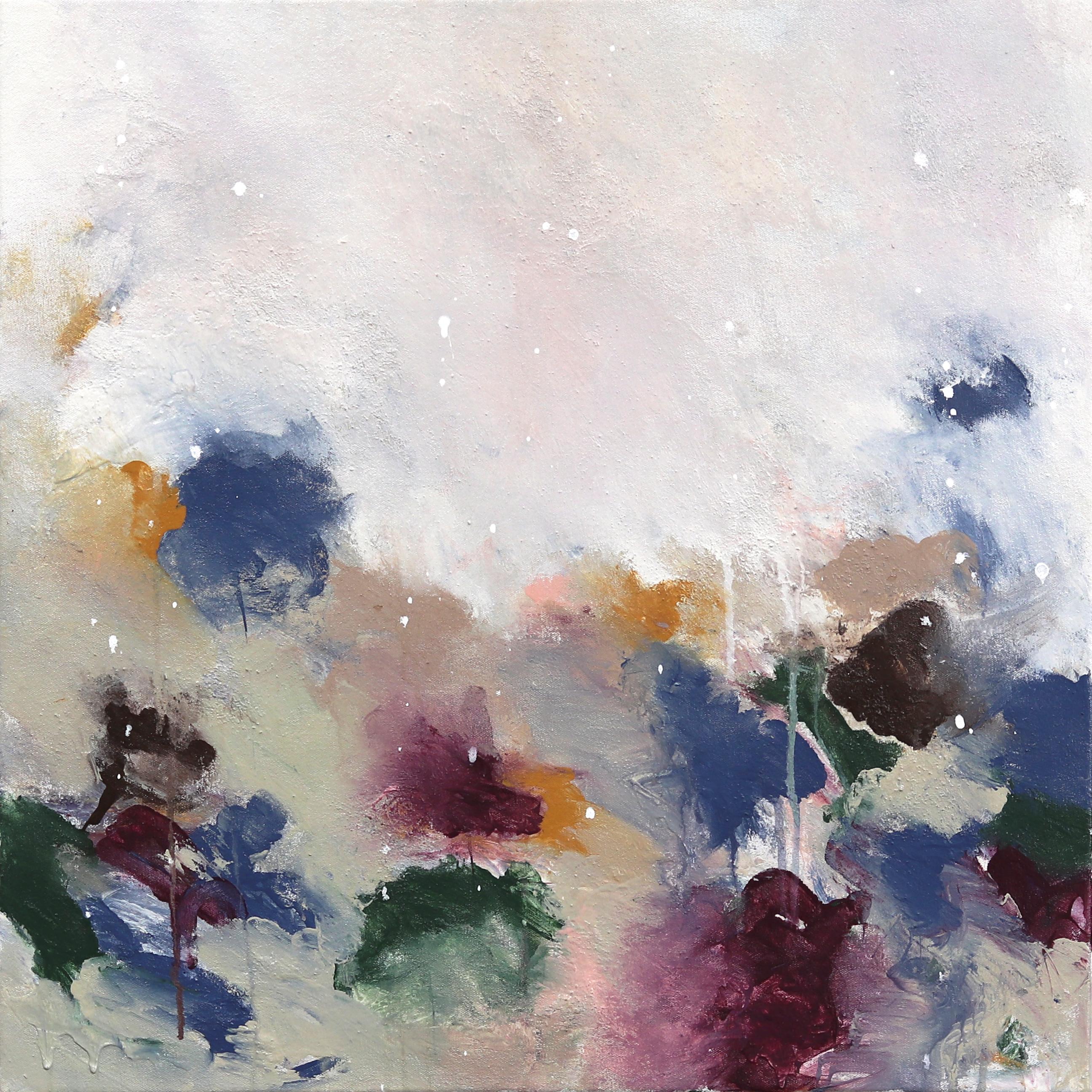 Abstract Painting di Amber Goldhammer - Vita in movimento - Pittura astratta originale di street art multicolore