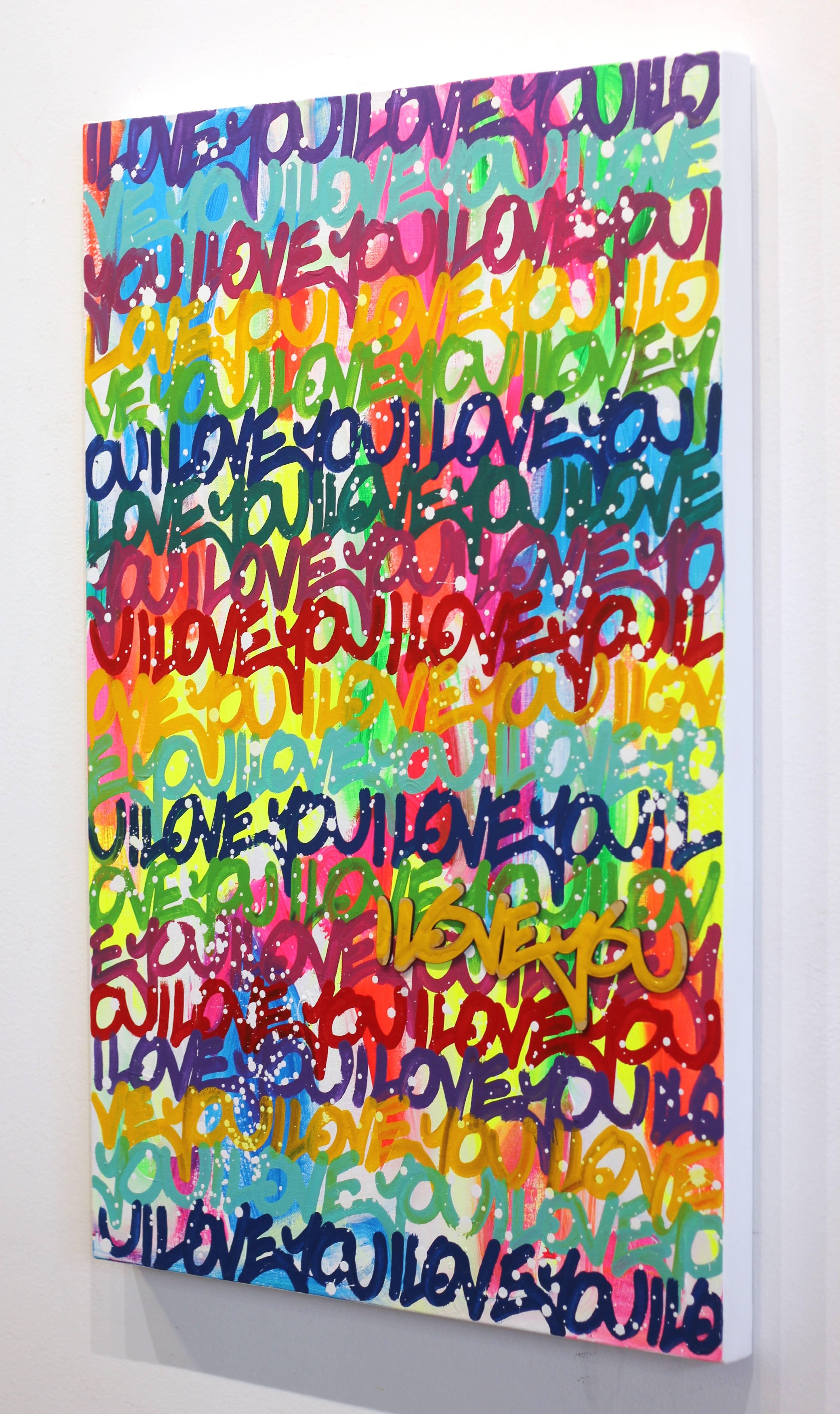 Los Angeles artist Amber Goldhammer paints vibrant, abstract compositions in acrylic on canvas featuring bold blocks of color and energetic brushstrokes. Goldhammer uses her contemporary paintings to express emotions akin to silent poetry while