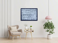 Love Has No Fear - Blue Cool Tone Mixed Media Graffiti Inspired Art on Canvas