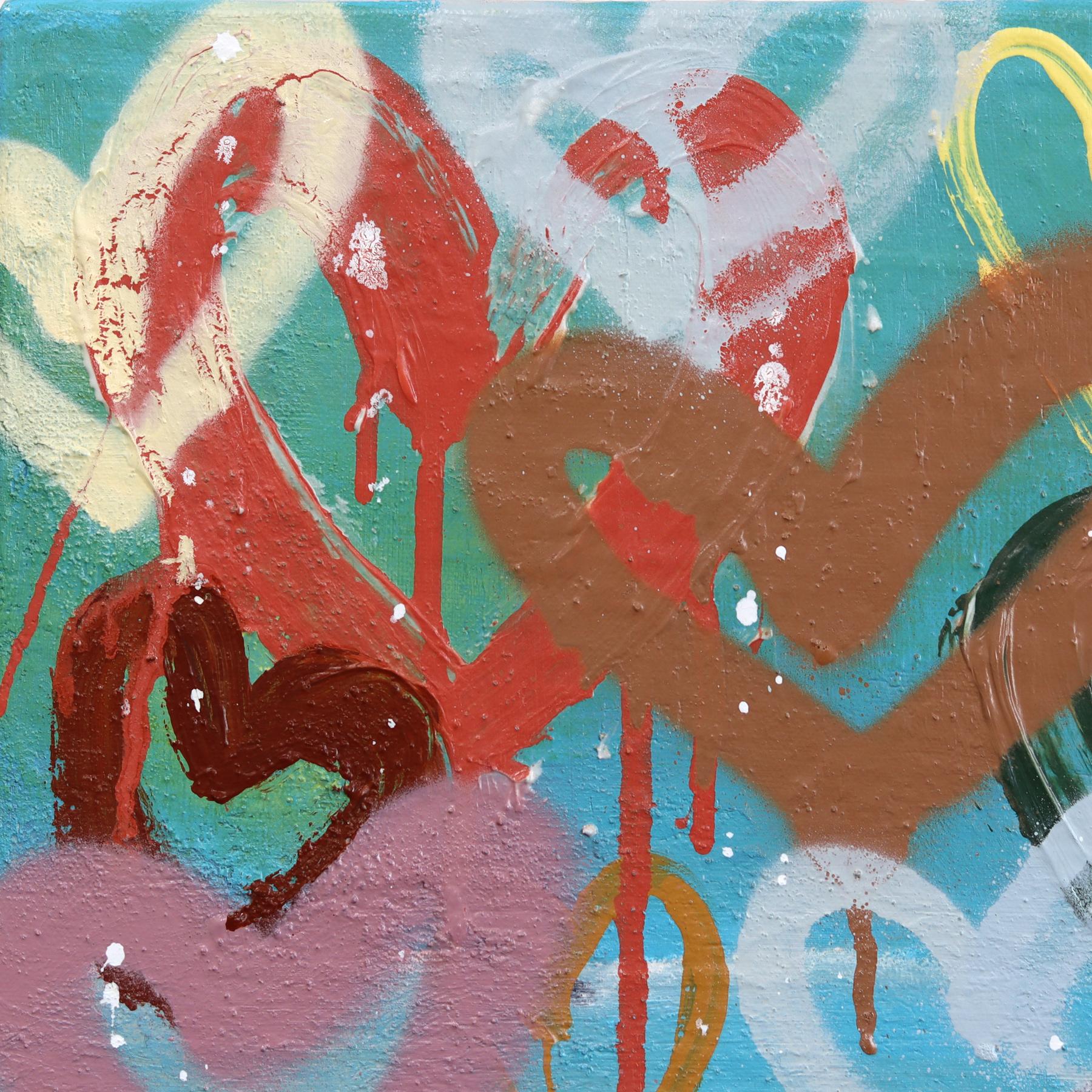 Die Künstlerin Amber Goldhammer aus Los Angeles malt dramatische abstrakte Kompositionen in Acryl auf Leinwand mit energischen Pinselstrichen. In ihren zeitgenössischen Gemälden drückt Goldhammer Emotionen aus, die einer stillen Poesie ähneln, und