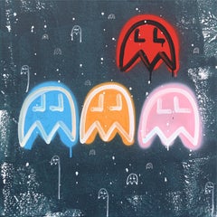 My Favorite Game - Original Retro Street Art Inspired Painting