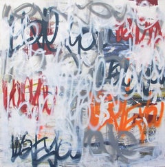 Night Cap - Large Square Original Graffiti Artwork