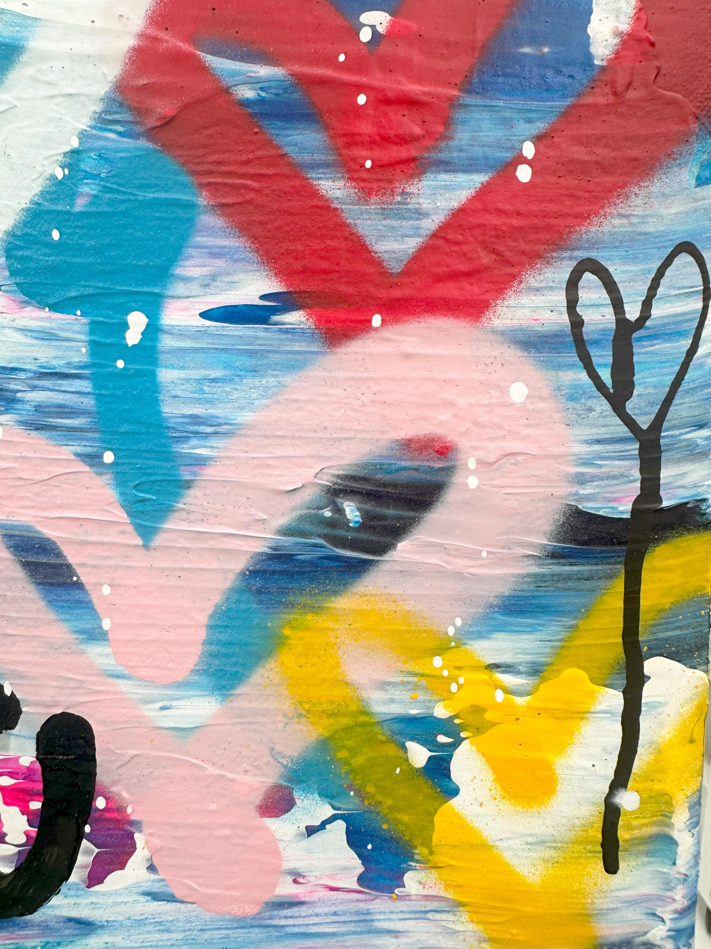 On The Edge of Love (Zeitgenössisch), Painting, von Amber Goldhammer