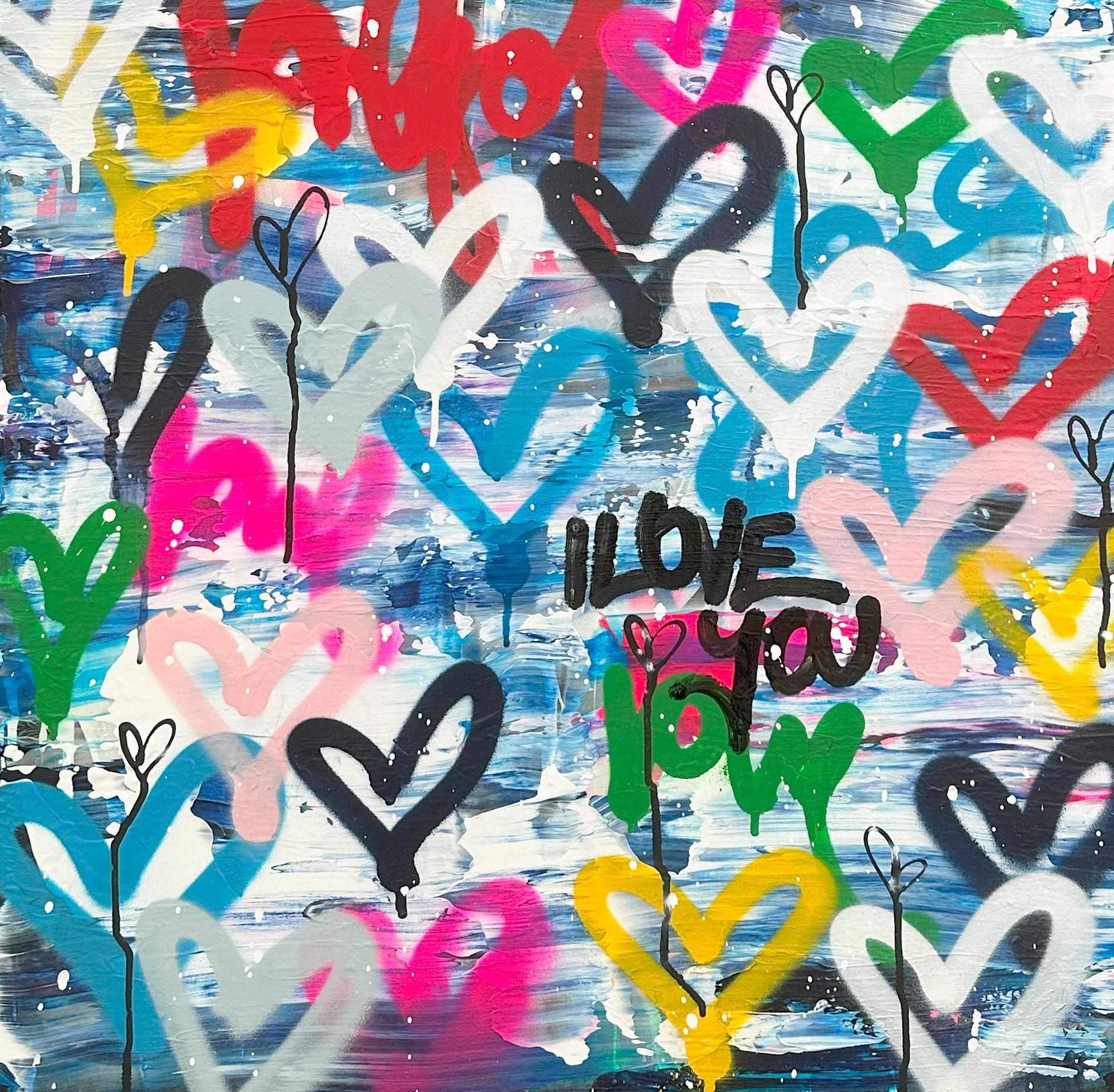 Amber Goldhammer Landscape Painting – On The Edge of Love