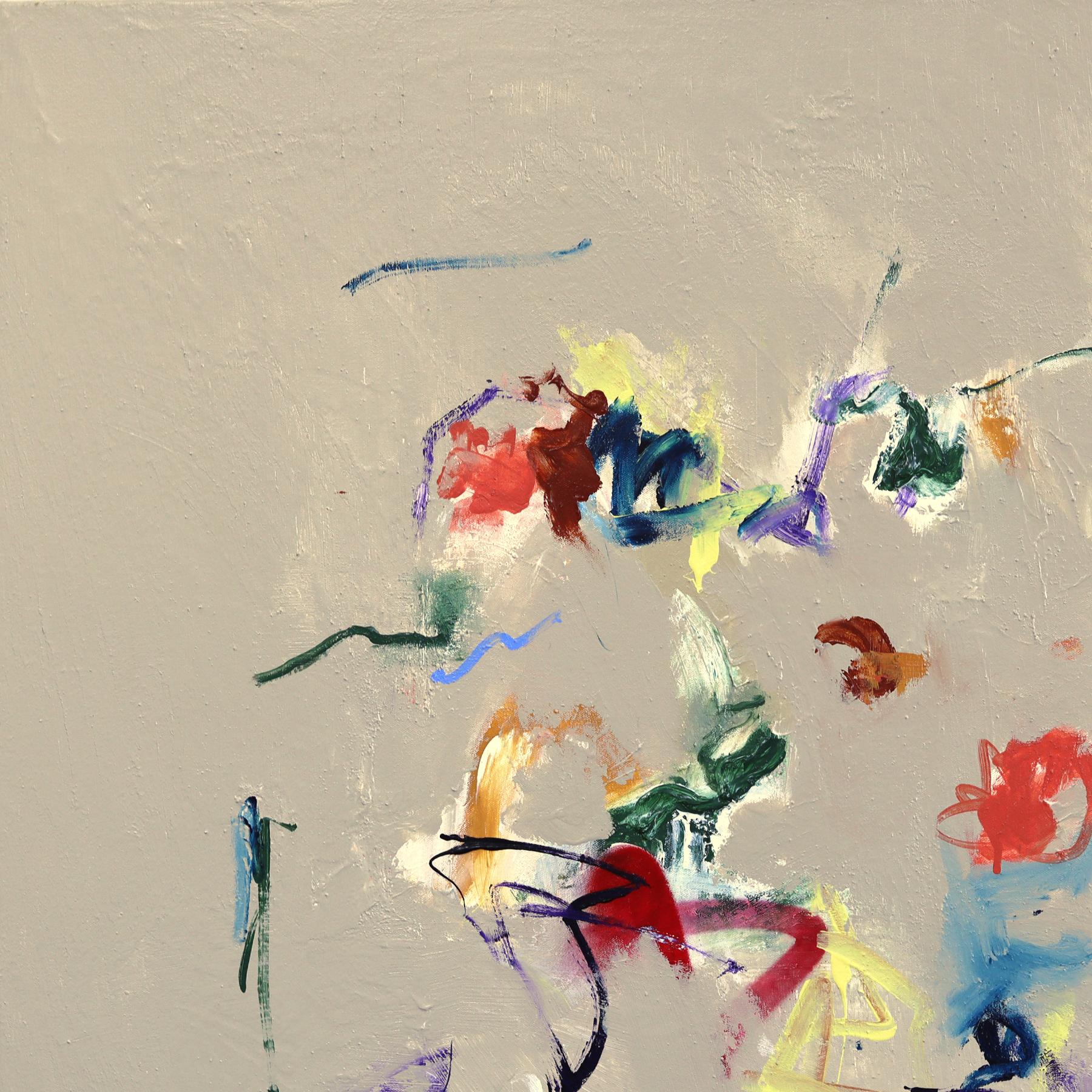 Los Angeles artist Amber Goldhammer paints dramatic abstract compositions in acrylic on canvas featuring energetic brushstrokes. Goldhammer uses her contemporary paintings to express emotions akin to silent poetry while drawing inspiration for her