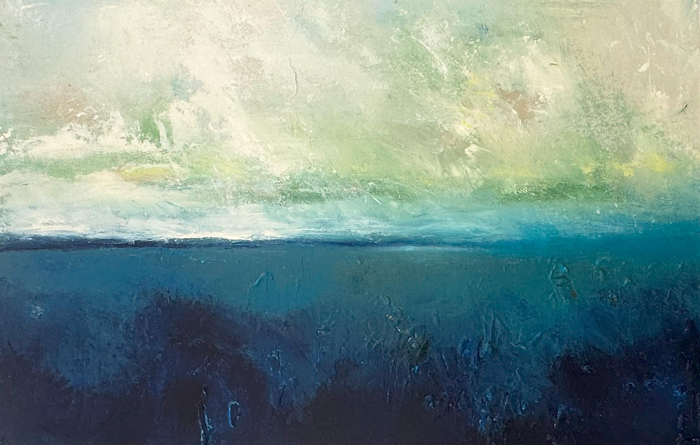 Amber Goldhammer Landscape Painting – Sea Traveler