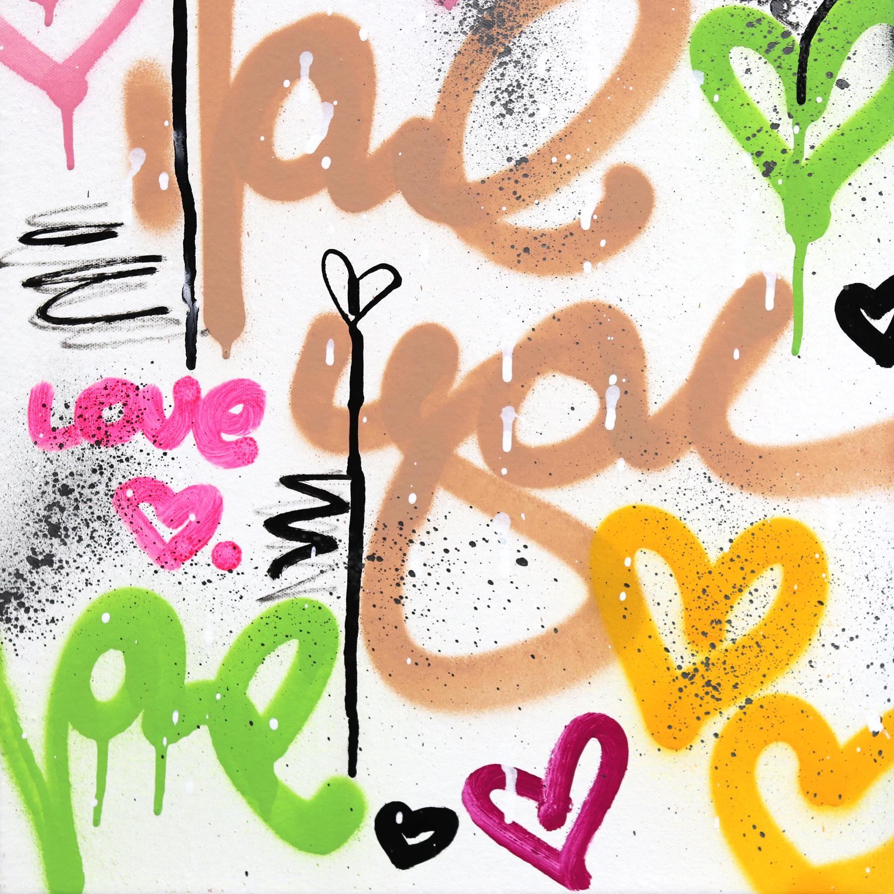 The Princess Lives Here - Abstract Joyful Colorful Love Graffiti Pop Artwork For Sale 4