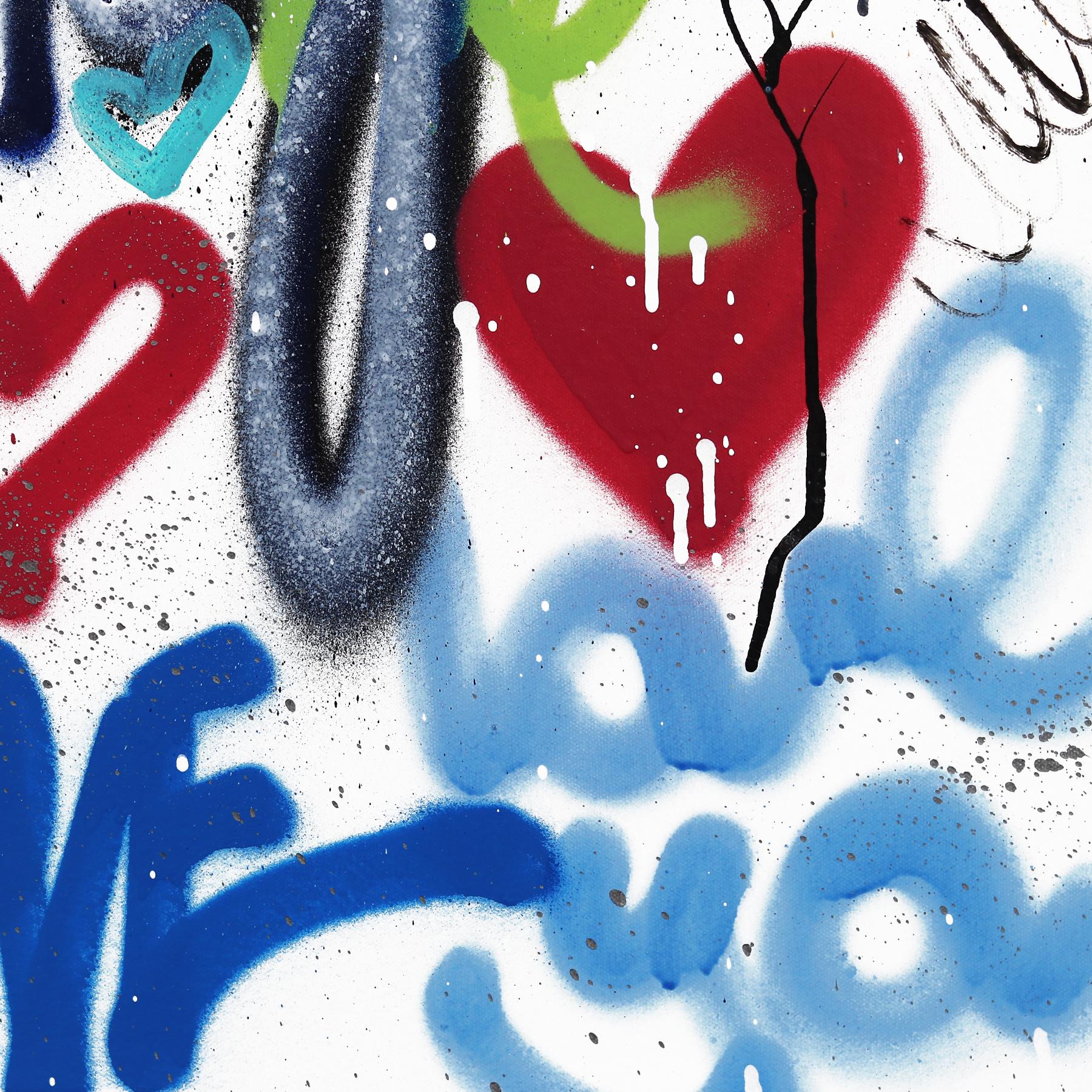 The Princess Lives Here - Abstract Joyful Colorful Love Graffiti Pop Artwork For Sale 5