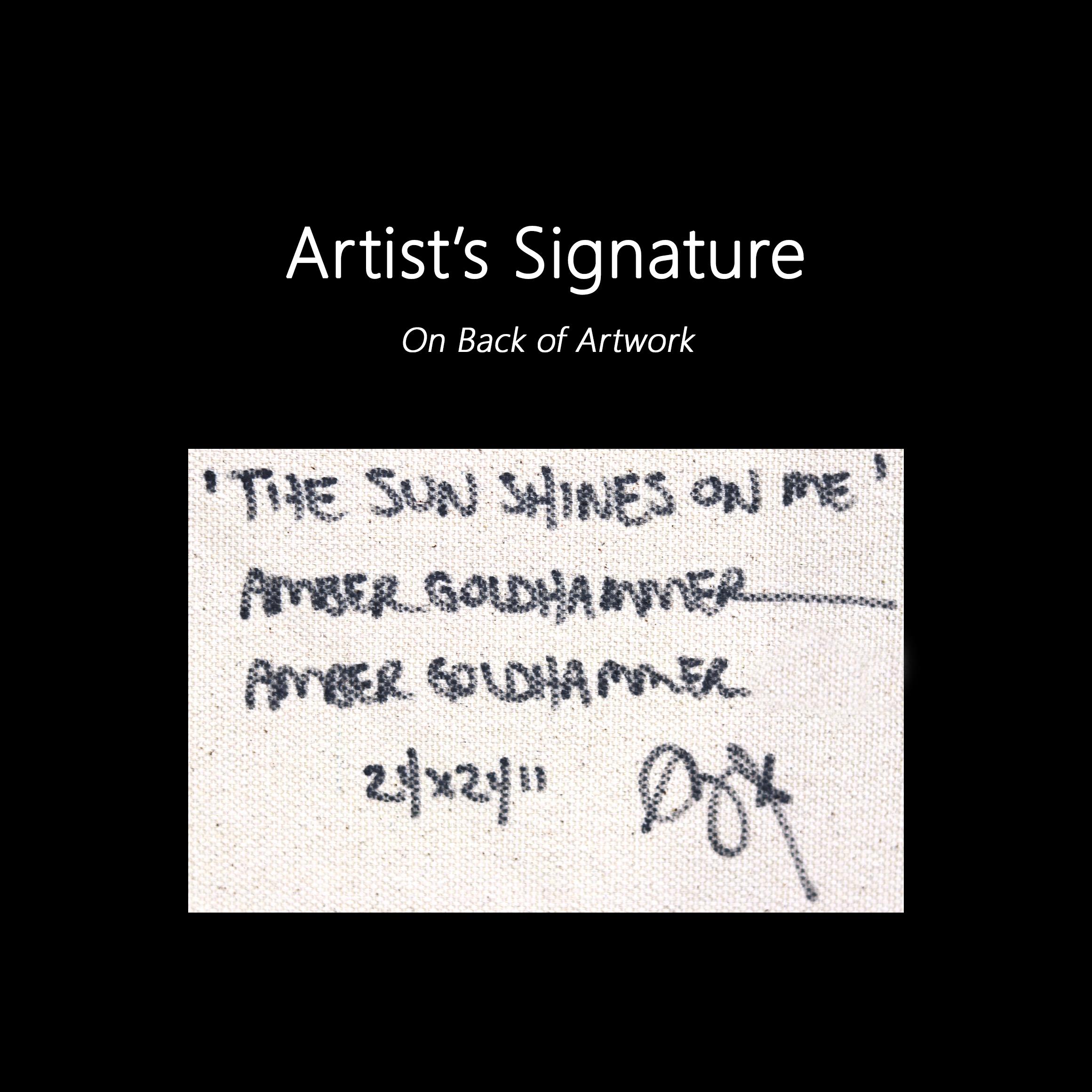 The Sun Shines On Me - Original Colorful Abstract Heart Graffiti Artwork For Sale 6