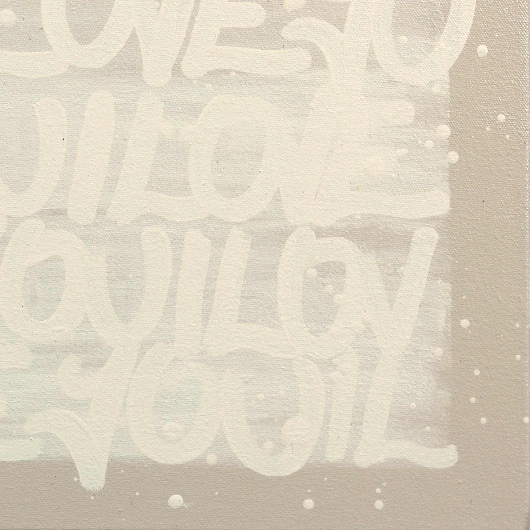 Heute ist der Tag, an dem ich dir sage, dass ich dich liebe - abstrakte, von Graffiti inspirierte Mischtechnik-Kunst im Angebot 3
