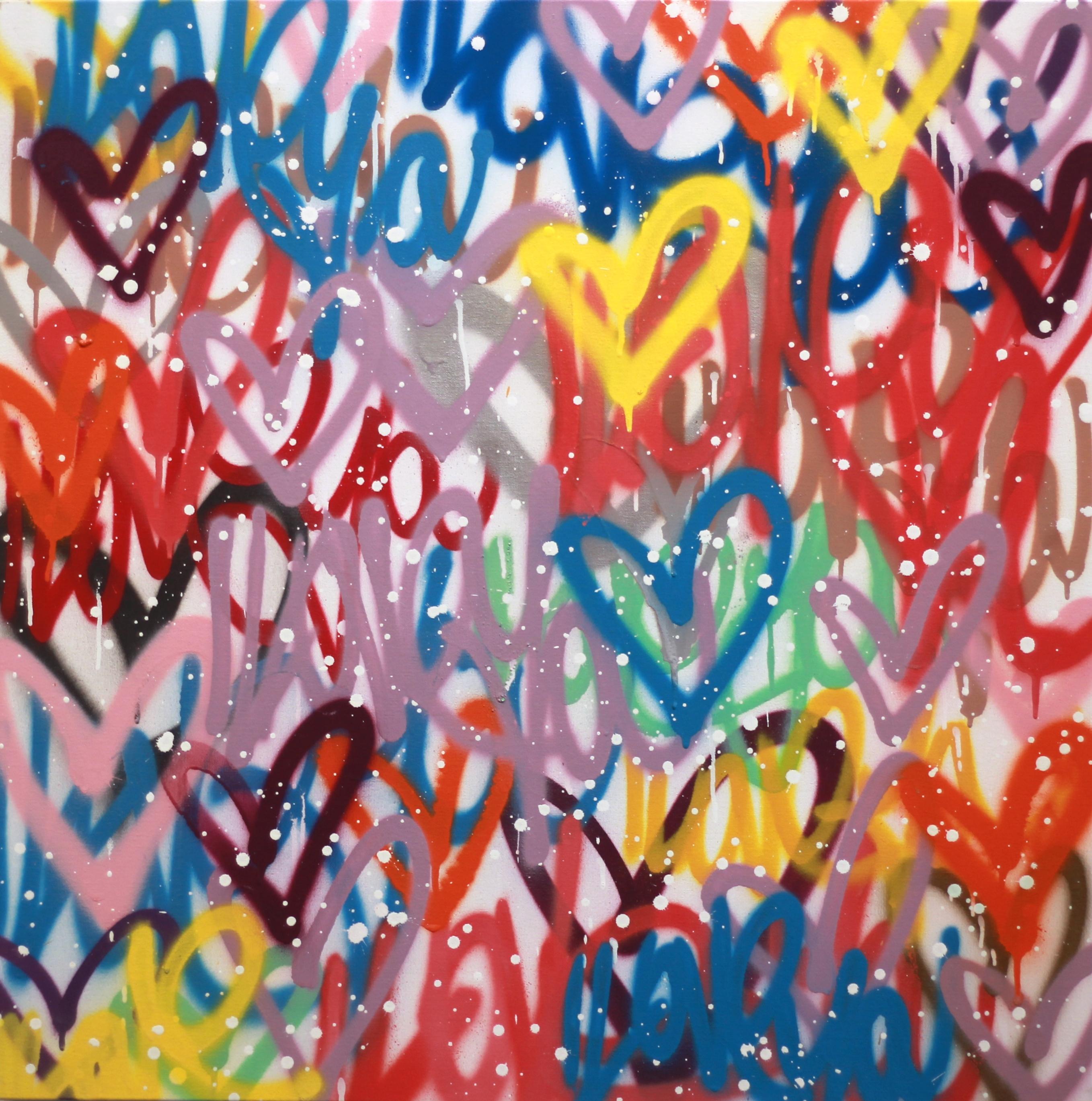 Warm Summer Love - Mixed Media Art by Amber Goldhammer