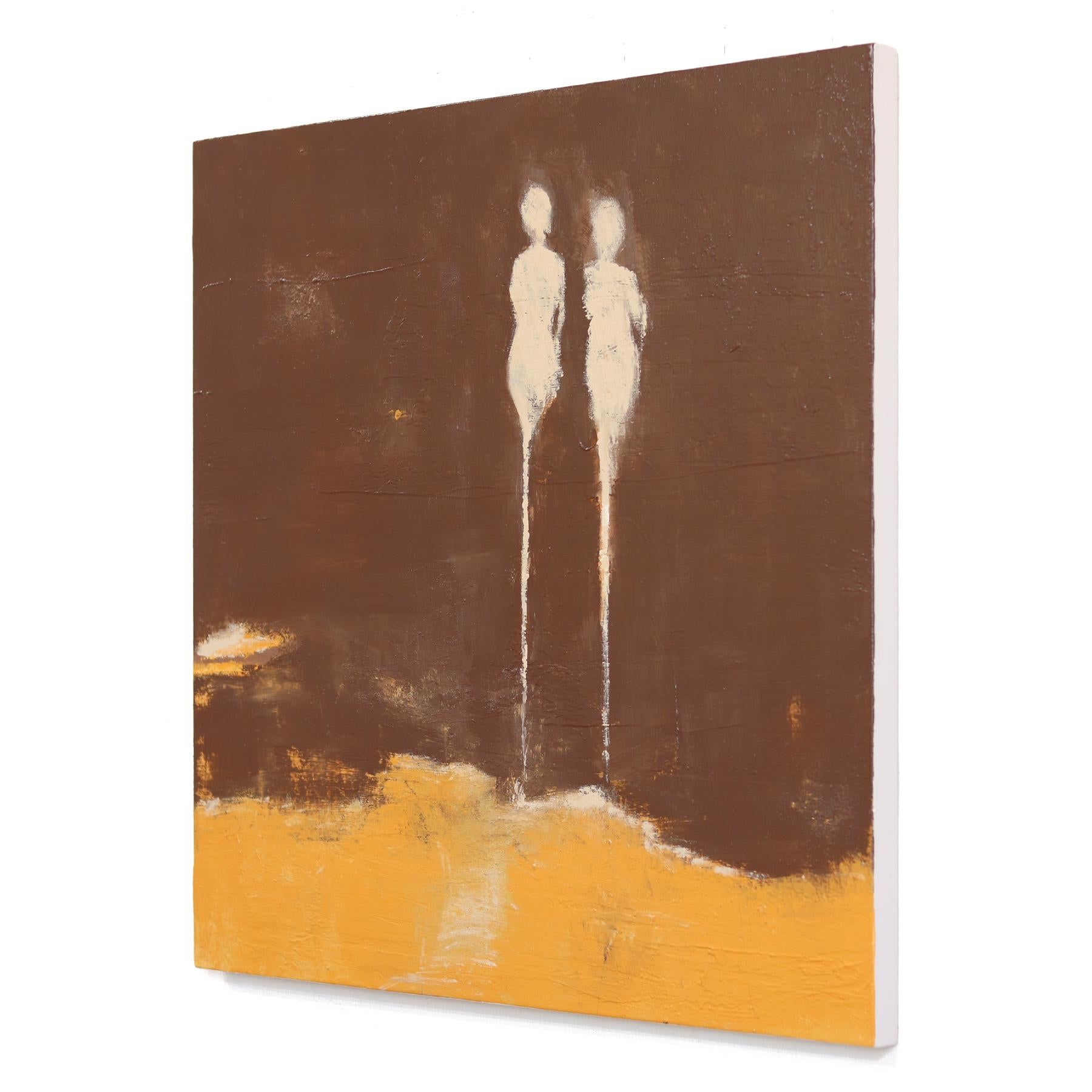 Los Angeles artist Amber Goldhammer paints dramatic abstract compositions in acrylic on canvas featuring energetic brushstrokes. Goldhammer uses her contemporary paintings to express emotions akin to silent poetry while drawing inspiration for her