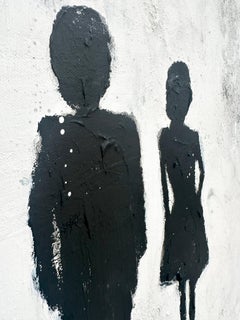 We Stand Through It All, Acrylic and Spray Paint on Canvas, 24x30